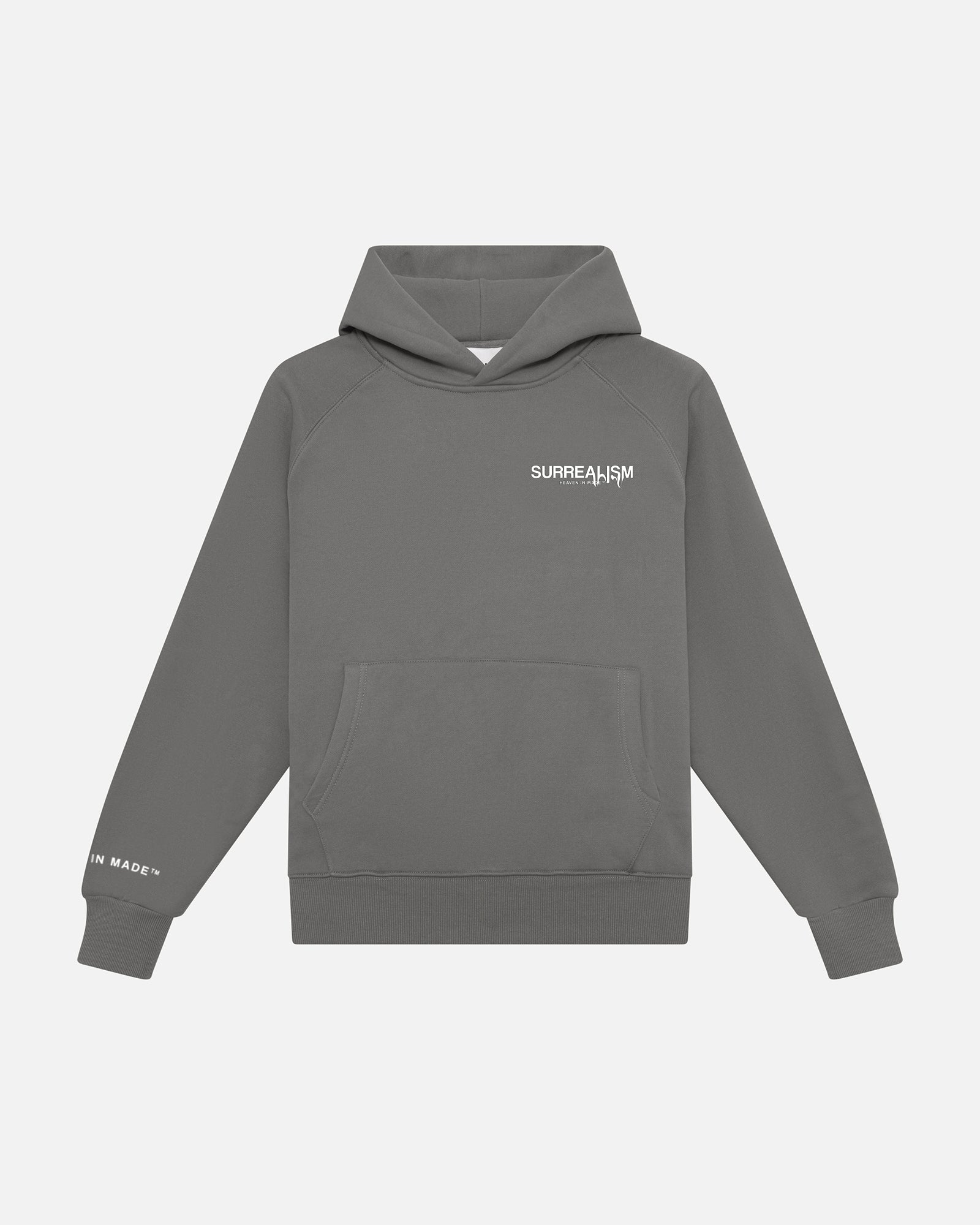 SSS Realism Surreal Logo Hoodie - Cool Grey | Trendy Streetwear for Men & Women | Perfect for Casual Outfits, Urban Fashion, and Everyday Comfort