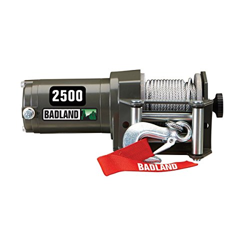 2500 lb. Electric ATV Winch with Wireless Remote Control - Heavy Duty Off-Road Recovery, Towing & Utility Work for Trucks, UTVs and Trail Rides