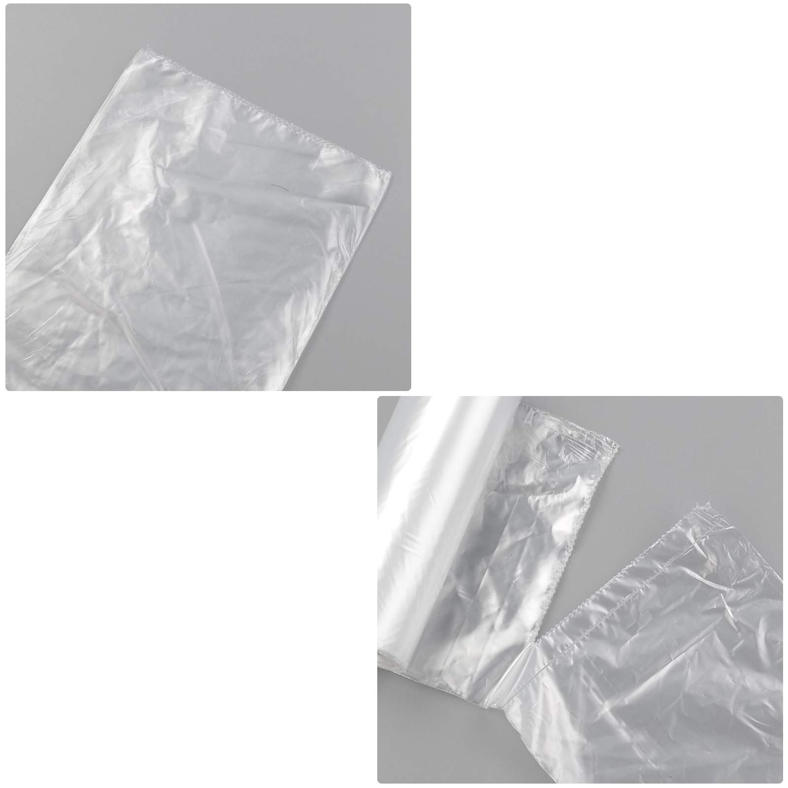 Farmoon 2.6 Gallon Clear Trash Bags - 225 Count Small Garbage Bags (9 Rolls) | Perfect for Bathroom, Office, Bedroom & Kitchen Waste Disposal