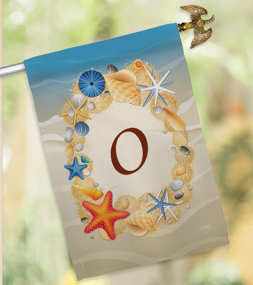 Summer O Coastal Beach House Flag Set 28x40