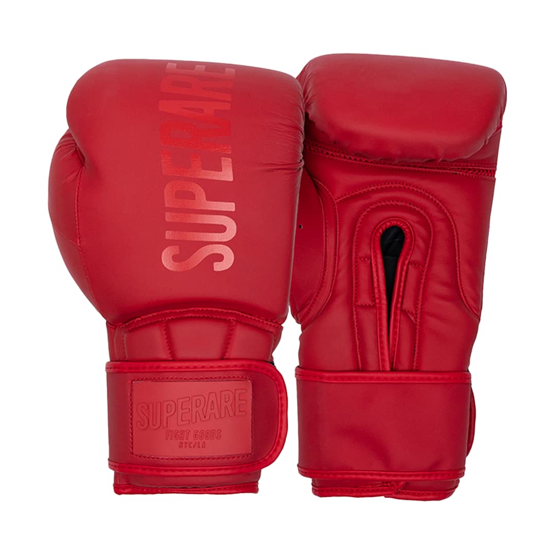Superare Supergel V Boxing Gloves - Professional Stand-Up Training MMA & Muay Thai Gloves with Secure Strap Closure - Perfect for Boxing, Kickboxing, and Fitness Training