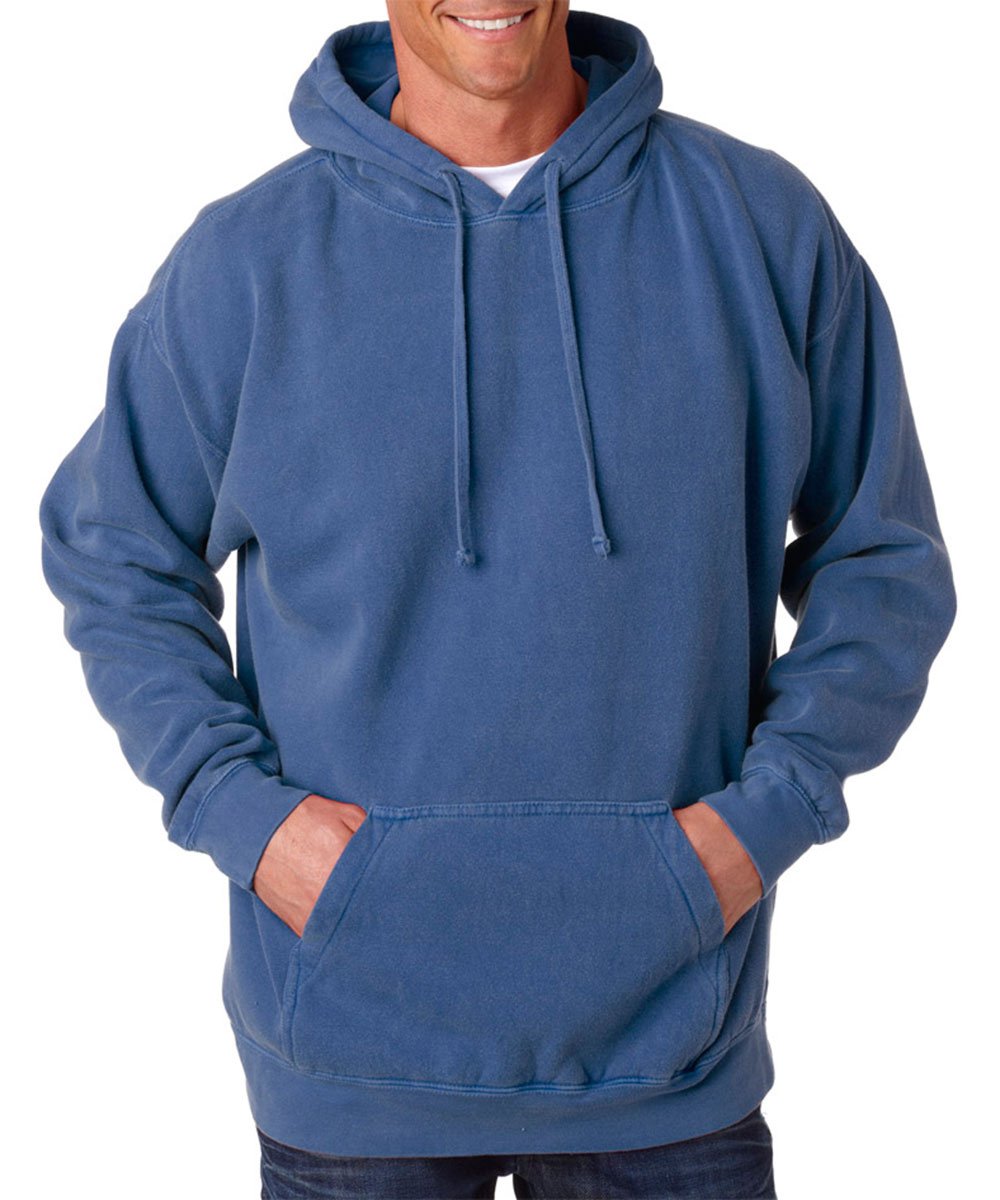 Comfort Colors 9.5 oz. Garment-Dyed Pullover Hoodie - Soft Cotton Unisex Sweatshirt for Men & Women | Perfect for Casual Wear, Gym, and Outdoor Activities