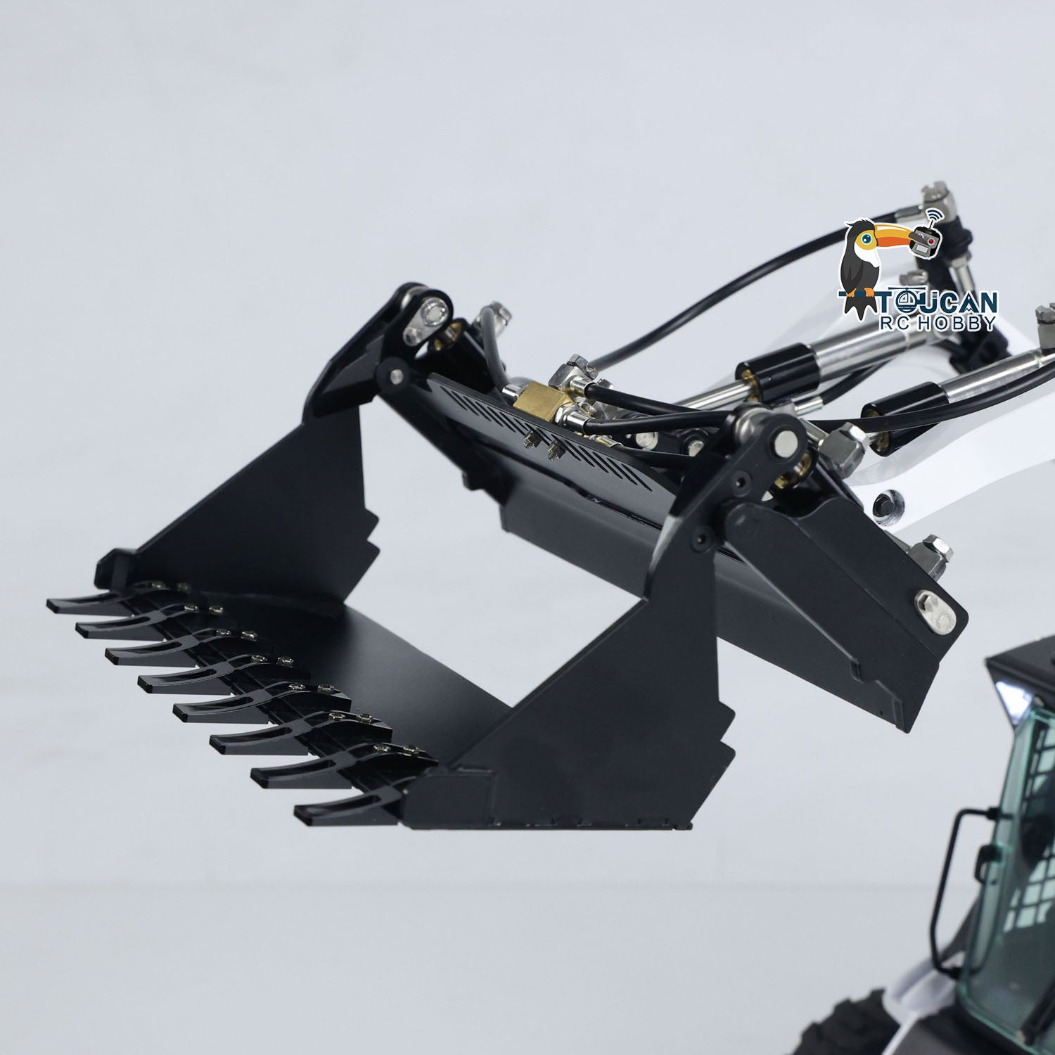 1/14 LESU Metal RC Hydraulic Skid Steer Loader with Sound & Light - DIY Radio Controlled Model Toy for Construction Enthusiasts - Perfect for Indoor/Outdoor Play, Collecting, and STEM Learning