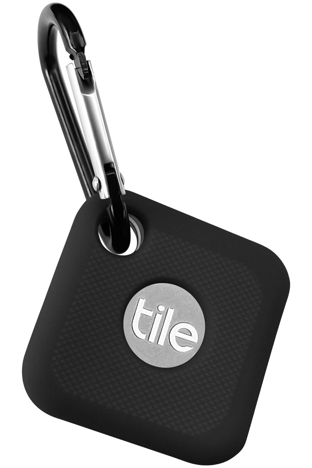 Aotao Silicone Case for Tile Pro - Shockproof Cover with Carabiner for Outdoor Tracking (Black)