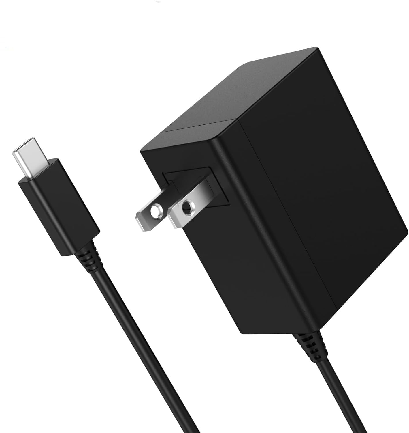 Nintendo Switch Charger 39W AC Adapter with 5FT USB-C Cable - Compatible with Switch, Switch Lite, OLED & Pro Controller (TV Mode Support) - Perfect for Gaming at Home or Travel