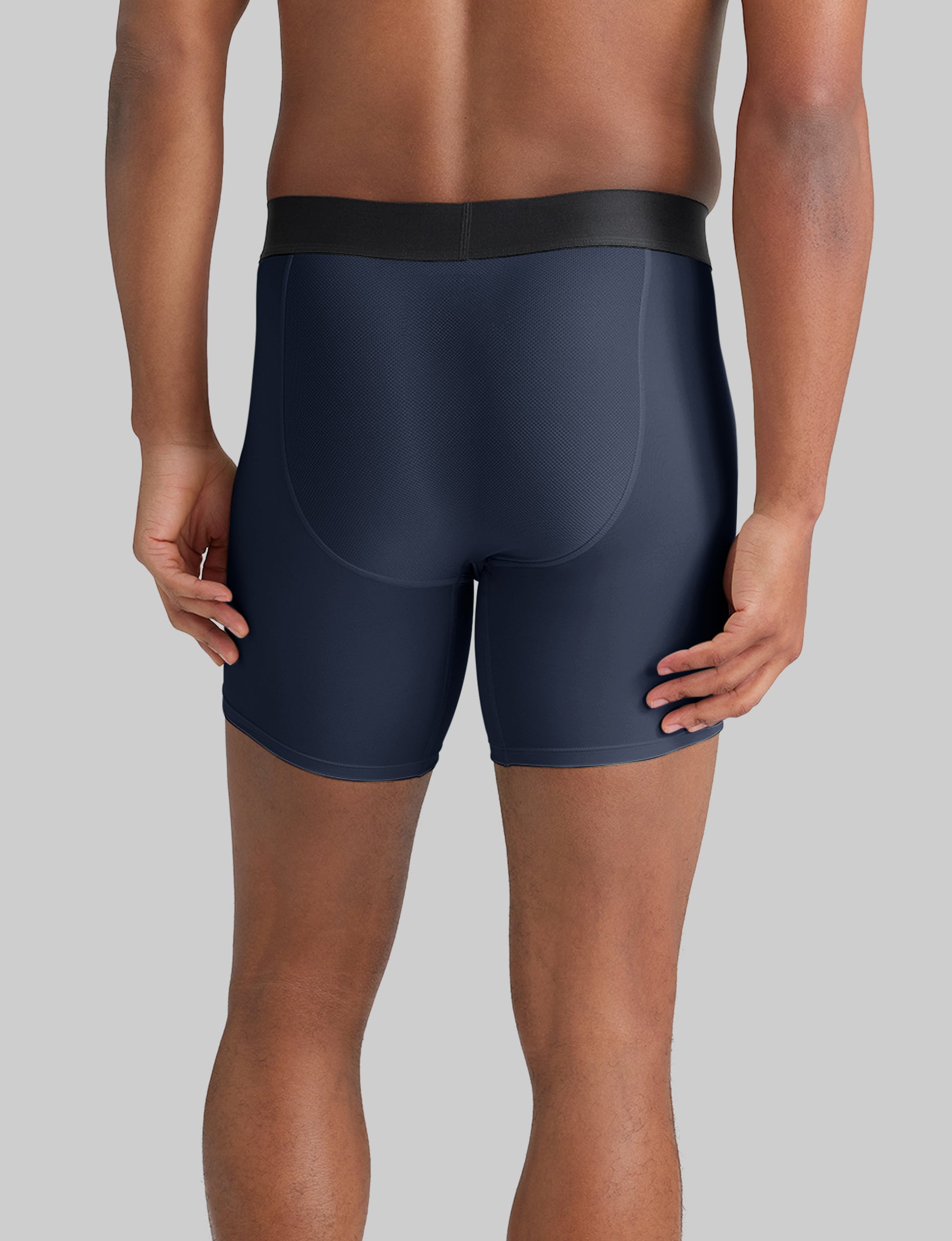 360 Sport Mid Length Boxer Briefs (6-Pack) - Moisture-Wicking Men's Underwear for Gym, Running & Everyday Comfort