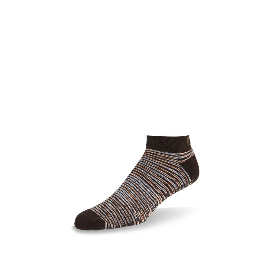 Base33 Grip Low Rise Granite - Non-Slip Workout Socks for Yoga, Pilates & Barre - Breathable & Comfortable for Women's Fitness & Home Exercise