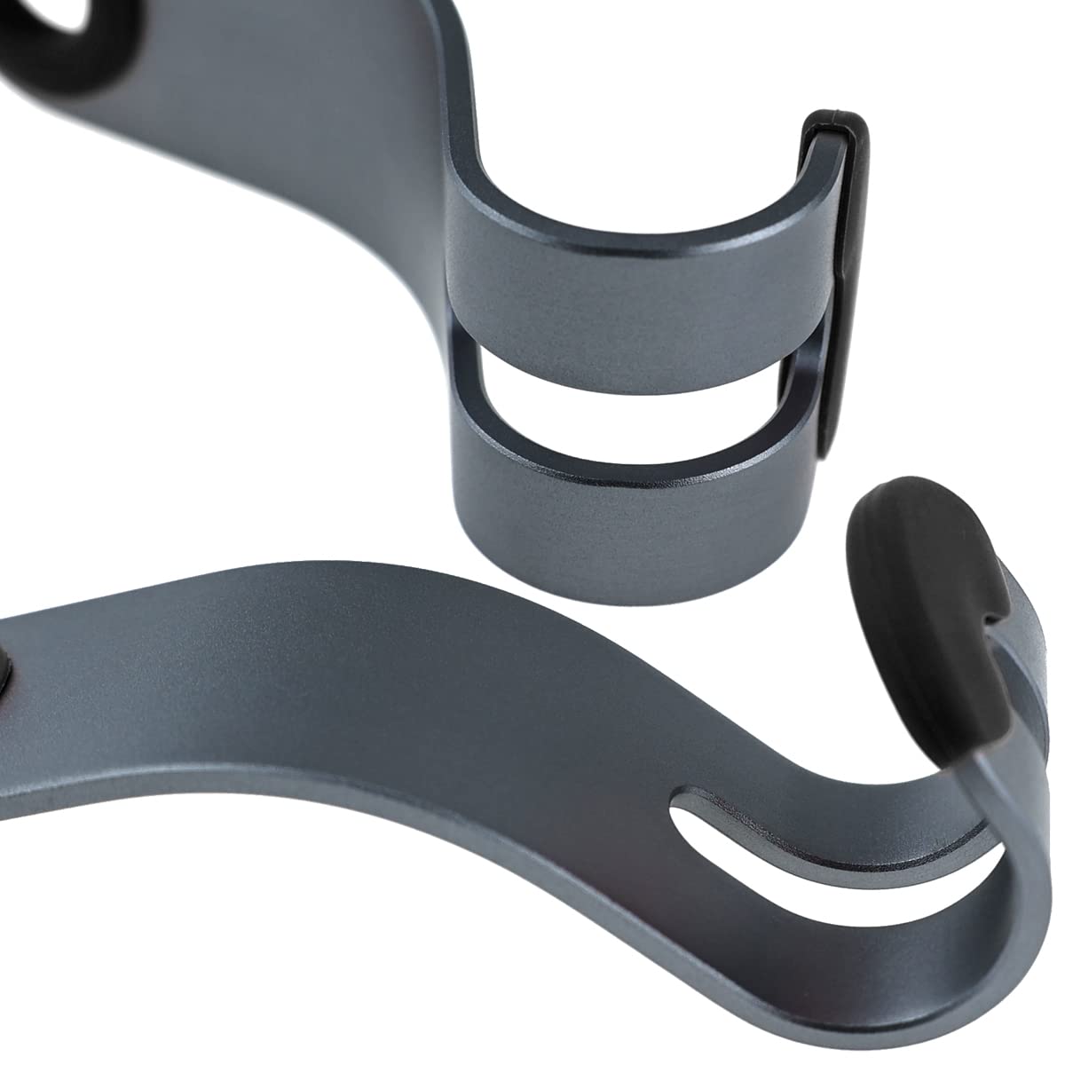 Universal Aluminum Alloy Car Seat Hooks (2-Pack, Black) - Heavy Duty Headrest Hooks for Handbags, Coats & Vehicle Organization - Perfect for Road Trips, Shopping & Daily Commute