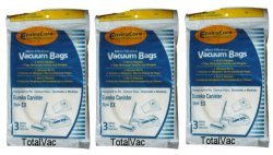 Eureka Vacuum Cleaner Type EX Bags - 9 Pack Replacement Bags for Eureka EX Series - Perfect for Home Cleaning & Pet Hair Removal