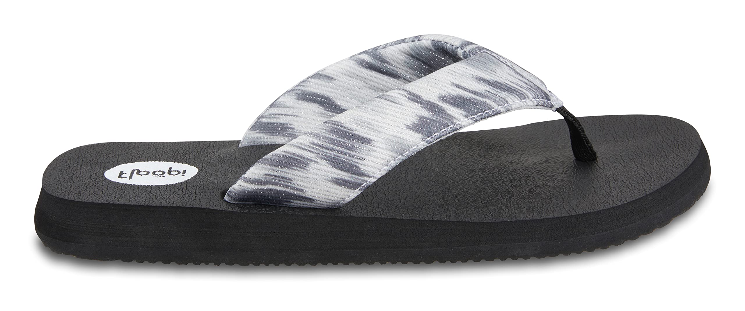 Floopi Women's Flip Flops - Comfortable Flat Yoga Sandals with Anti-Skid Soles for Beach, Pool, Yoga & Indoor/Outdoor Wear