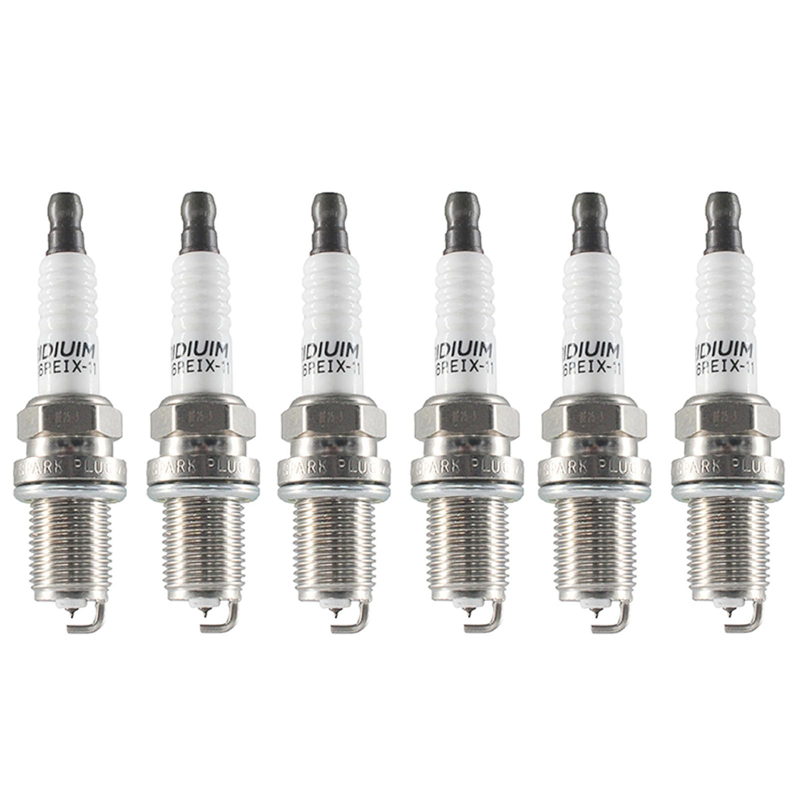 Iridium Spark Plugs Replacement for IZFR6K-11 6994 - 6 Pack High Performance Spark Plugs for Cars, Trucks & SUVs - Long Lasting & Fuel Efficient