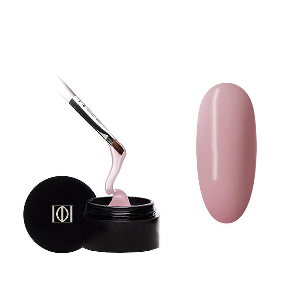 Premium UV Nail Construction Gel for Extensions & Modeling - Semi-Permanent LED/UV Builder Gel - 50ml Professional Nail Art Gel for Salon & Home Use - Perfect for Manicures, Nail Enhancements & Creative Designs