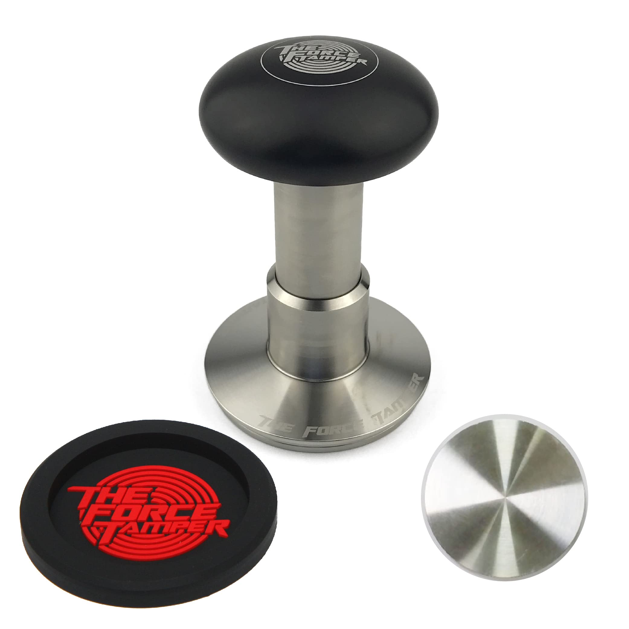 Premium Automatic Coffee Tamper with Adjustable Pressure & Auto-Leveling - 53.00mm Mush Base - Perfect for Espresso Bars & Home Baristas