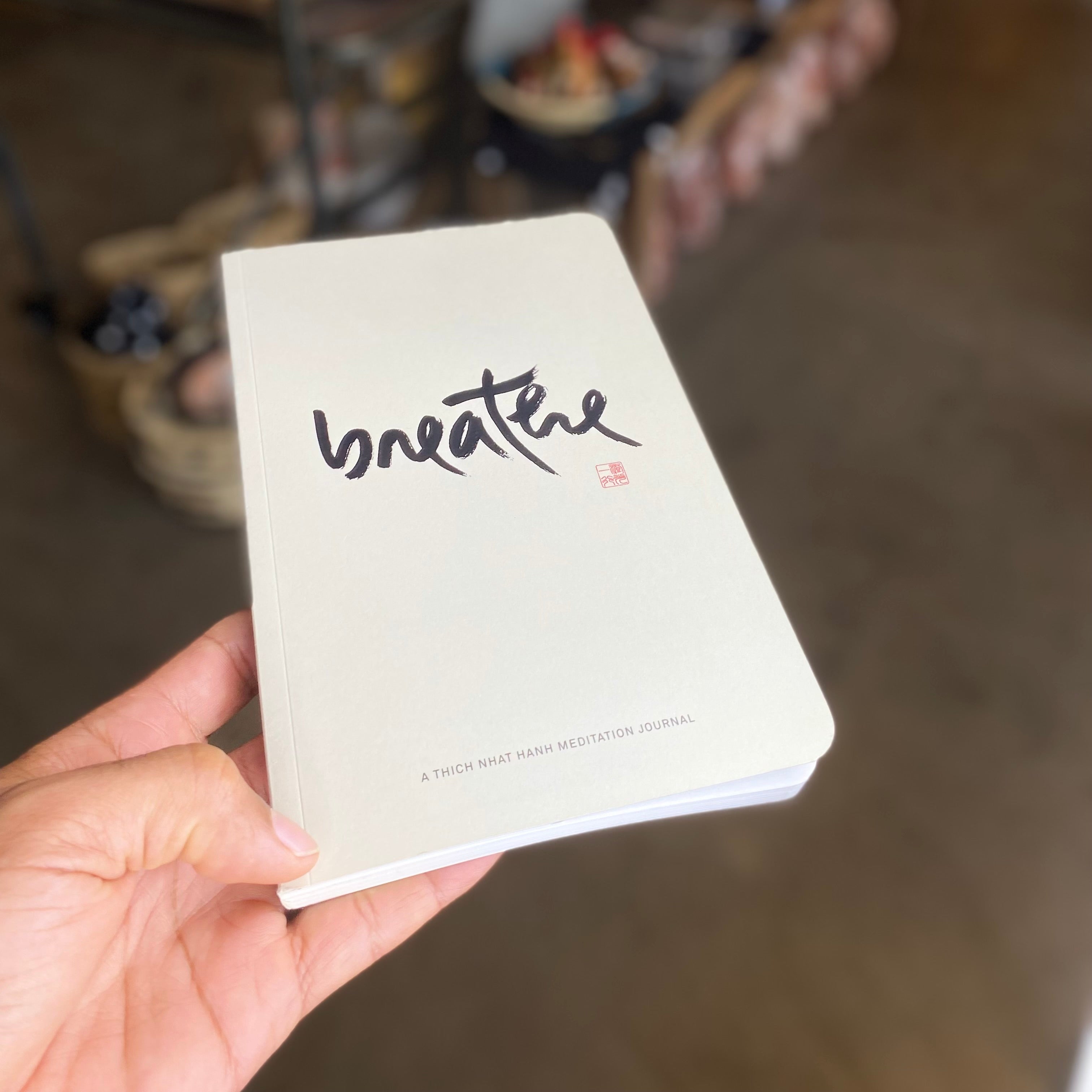 Breathe: A Thich Nhat Hanh Meditation Journal for Mindfulness Practice | Daily Reflection & Stress Relief | Perfect for Home, Office, or Travel Meditation