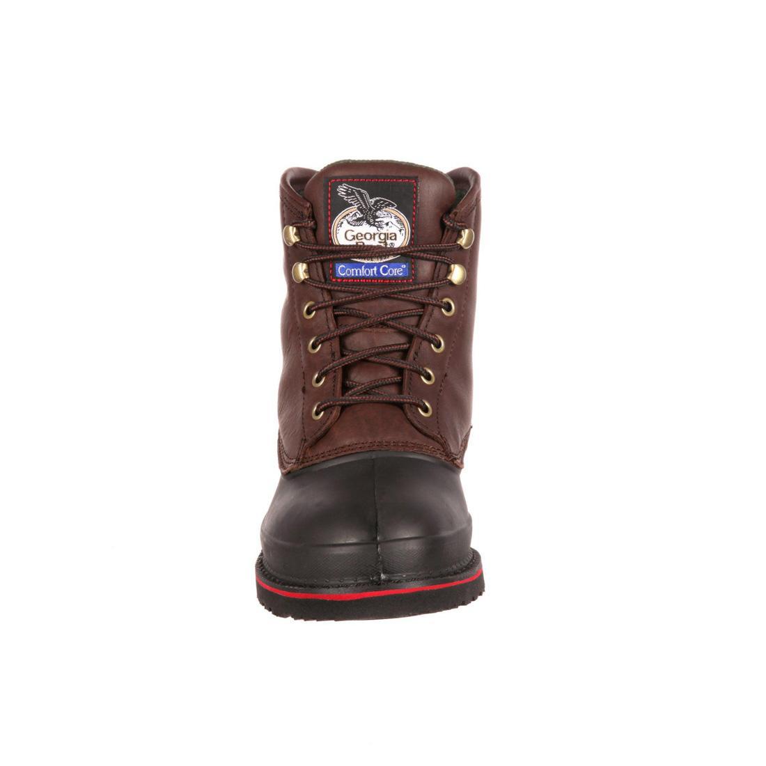 Muddog Waterproof Steel Toe Work Boots for Men - Safety Shoes with Slip Resistant & Electrical Hazard Protection - Ideal for Construction, Warehouse & Outdoor Work