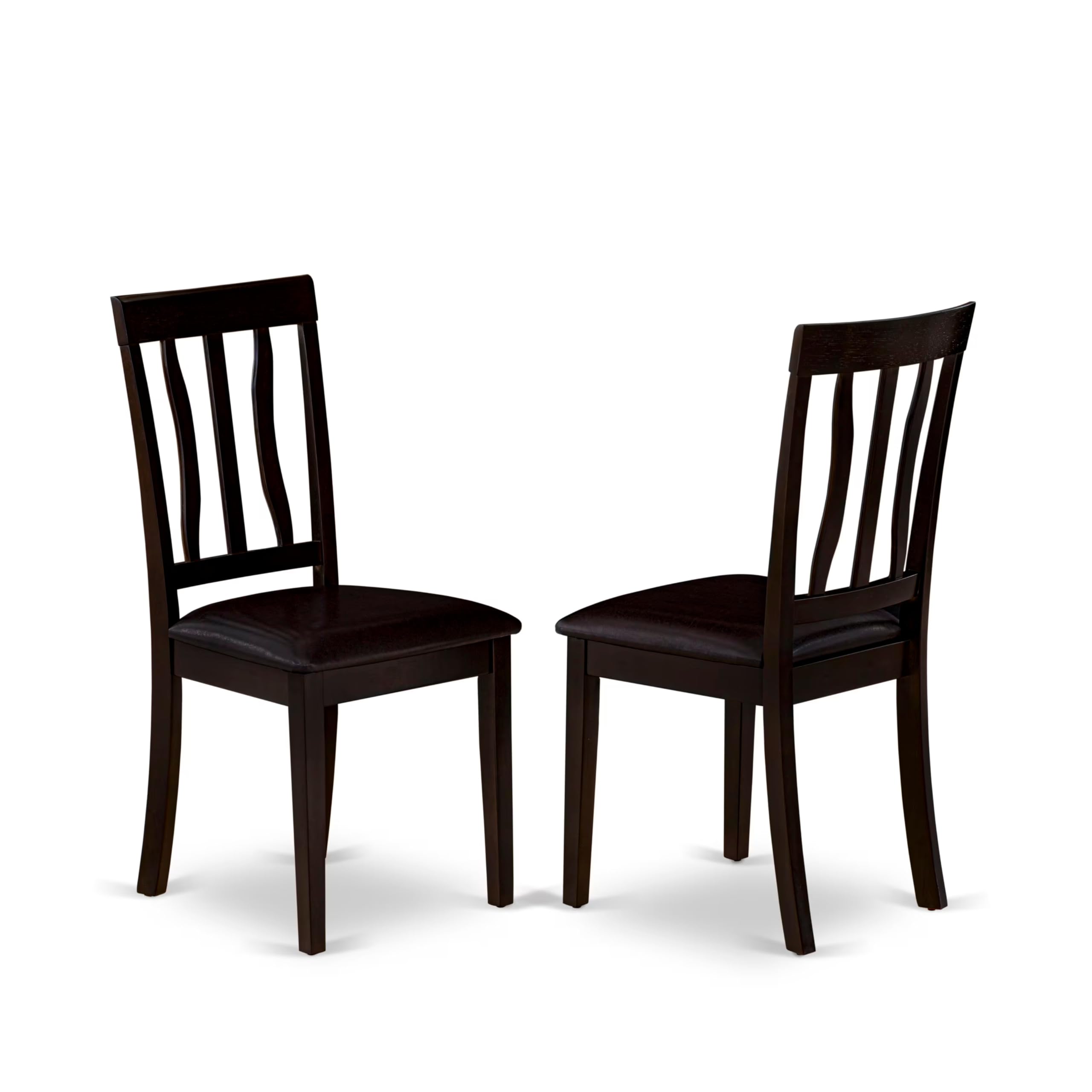 East West Furniture BOAN3-CAP-LC 3-Piece Modern Dining Set - 42