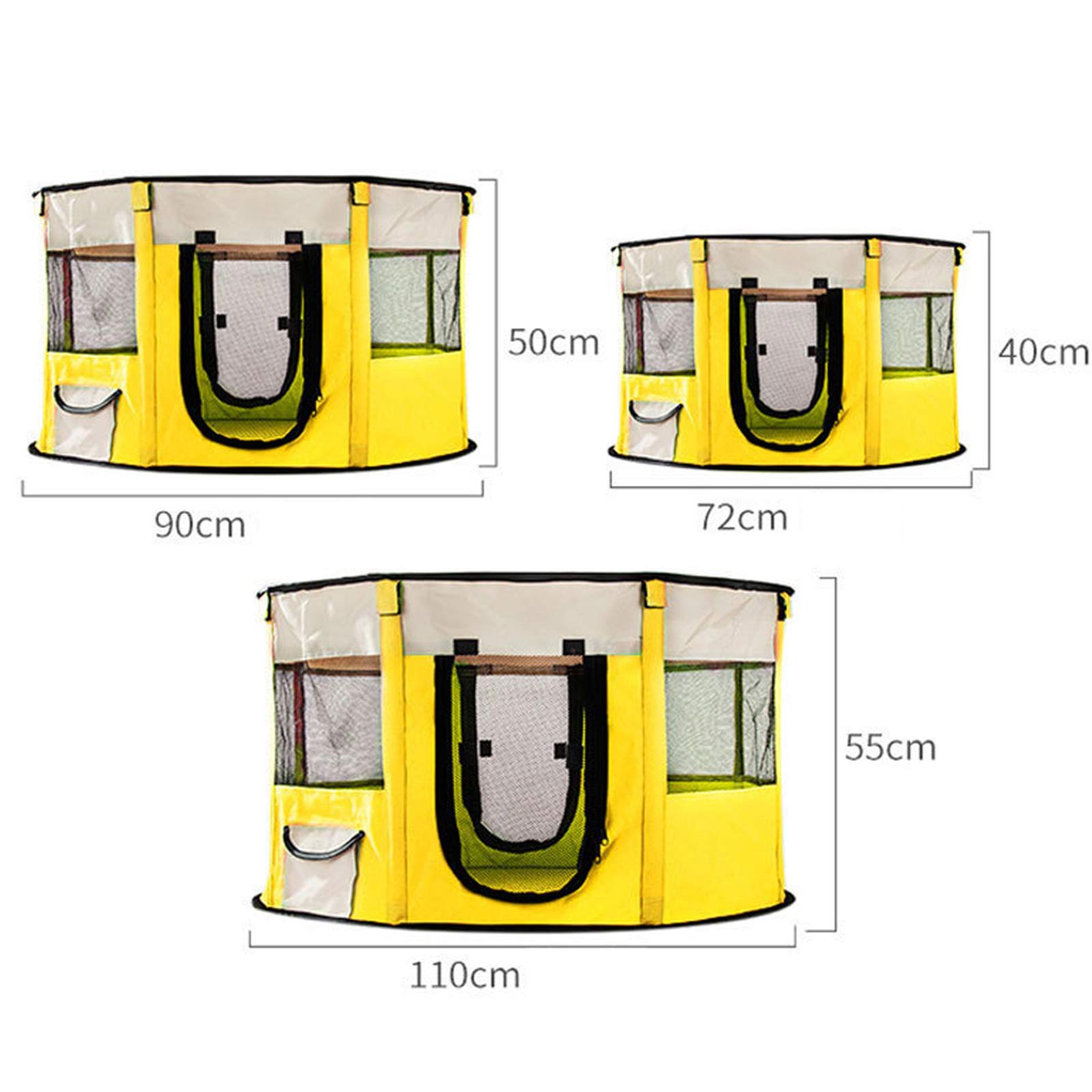 Portable Pet Playpen for Dogs, Cats, Puppies & Small Animals - Indoor/Outdoor Foldable Dog Kennel with Carrying Case - Perfect for Travel, Camping & Home Use