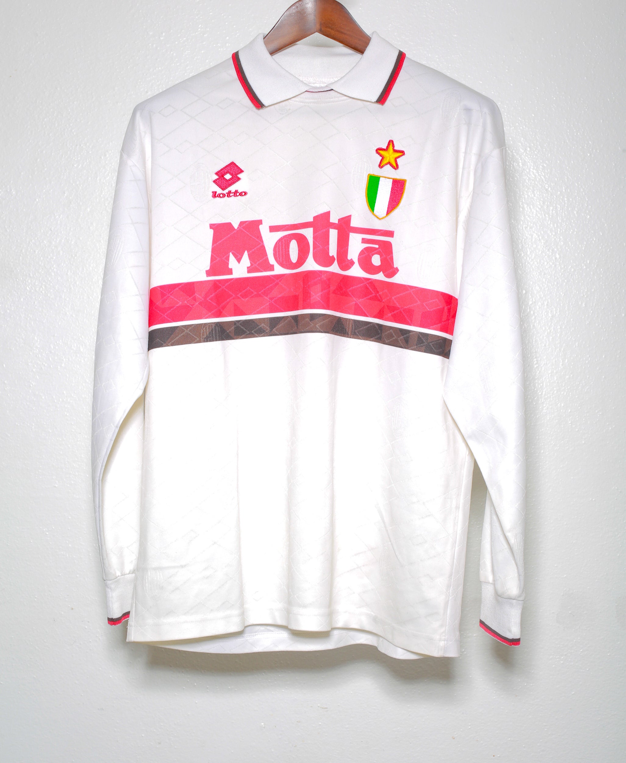 Authentic 1993 AC Milan Away Player Issue Long Sleeve Jersey #3 Maldini (Size L) - Vintage Soccer Jersey for Collectors & Fans - Perfect for Matchdays, Gifts & Memorabilia