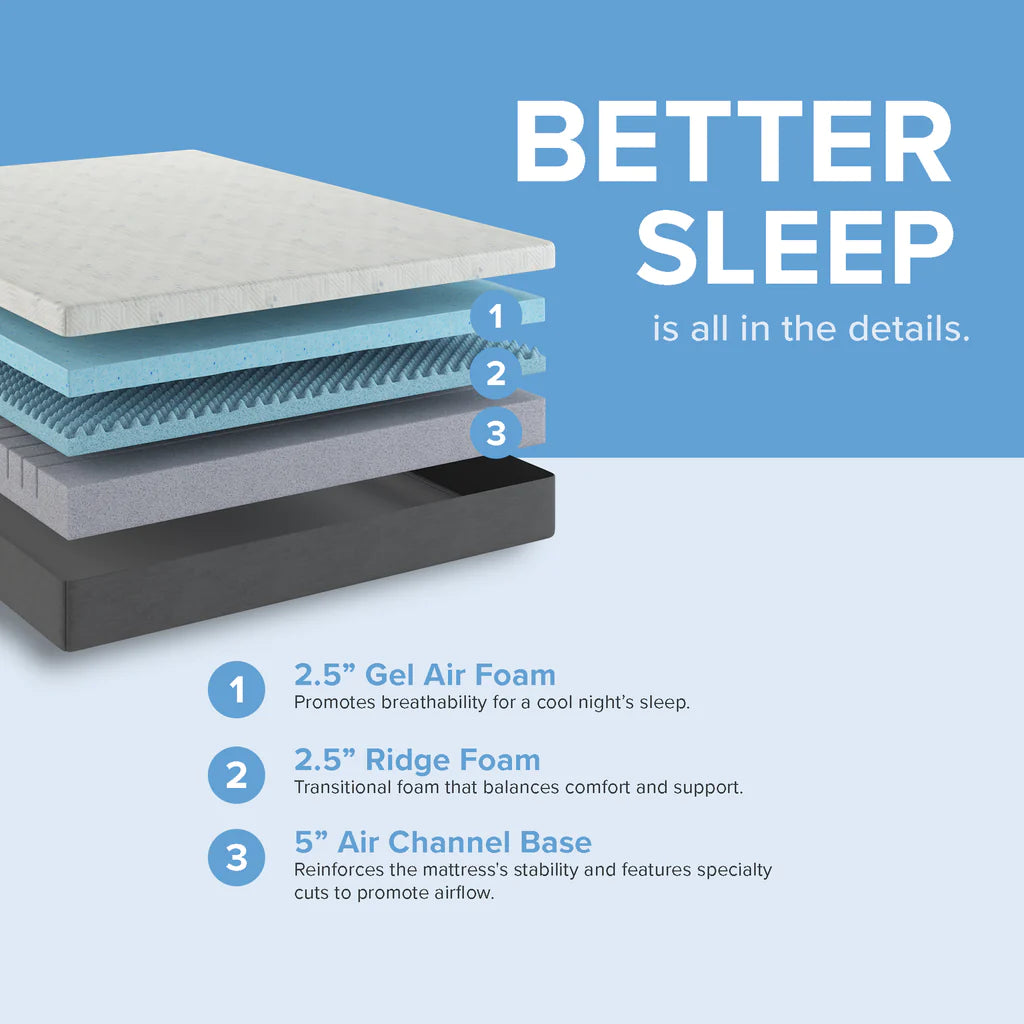 10 Pack zzZen Gel Cooling Pillow Inserts - Medium Size for Hot Sleepers, Neck Pain Relief & Pressure Relief - Perfect for Side, Back & Stomach Sleepers - Cooling Gel Memory Foam Pillow for Bed, Couch & Travel