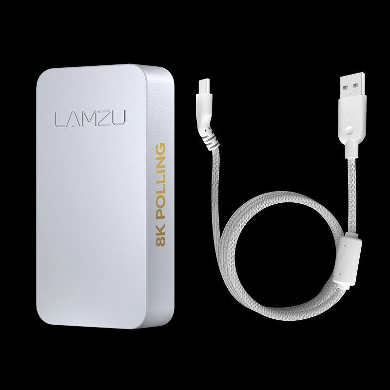 Lamzu 8K Wireless Gaming Dongle - High Performance USB Receiver for 8000Hz Polling Rate | Perfect for Esports, Competitive Gaming & Low Latency PC Gaming