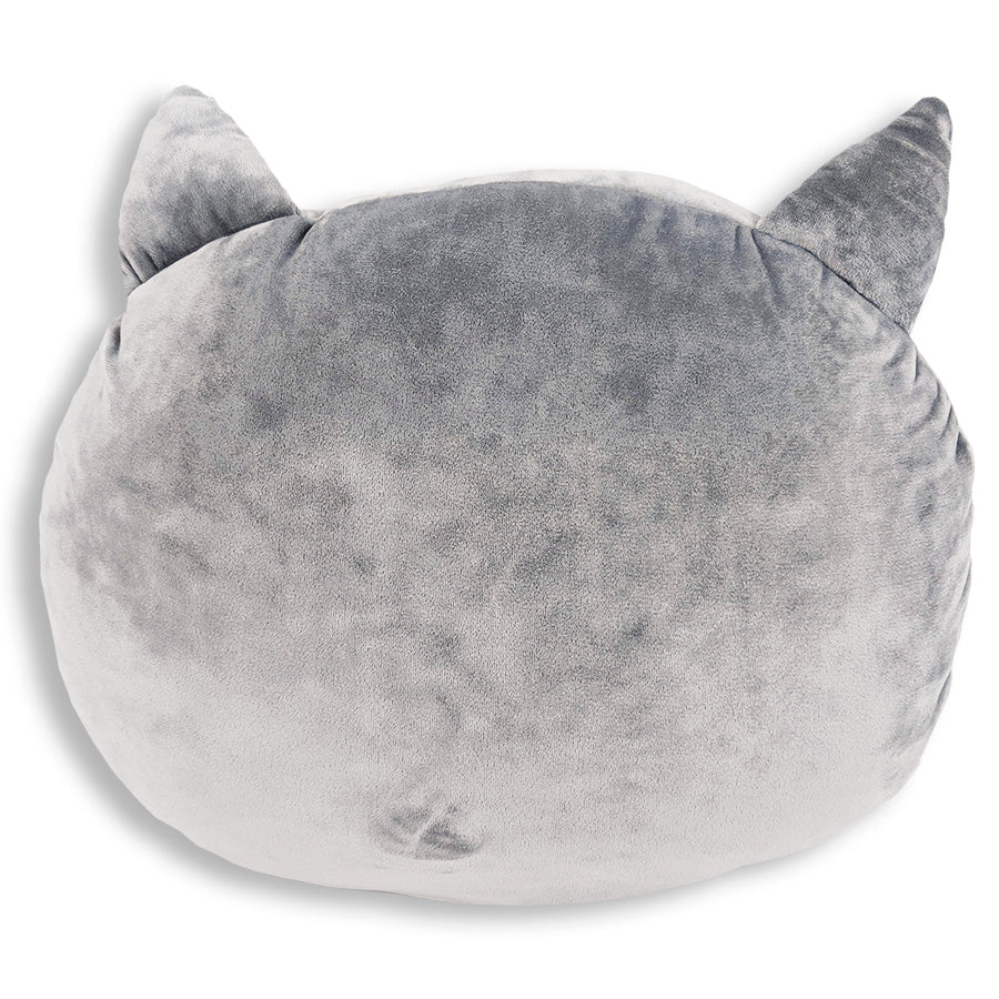 Cornelius The Cat Plush Squishy Cat Face Pillow with Floppy Ears - Soft Cuddly Stuffed Animal for Kids & Adults | Perfect for Bedroom Decor, Nap Time, Stress Relief & Anime Lovers Gift