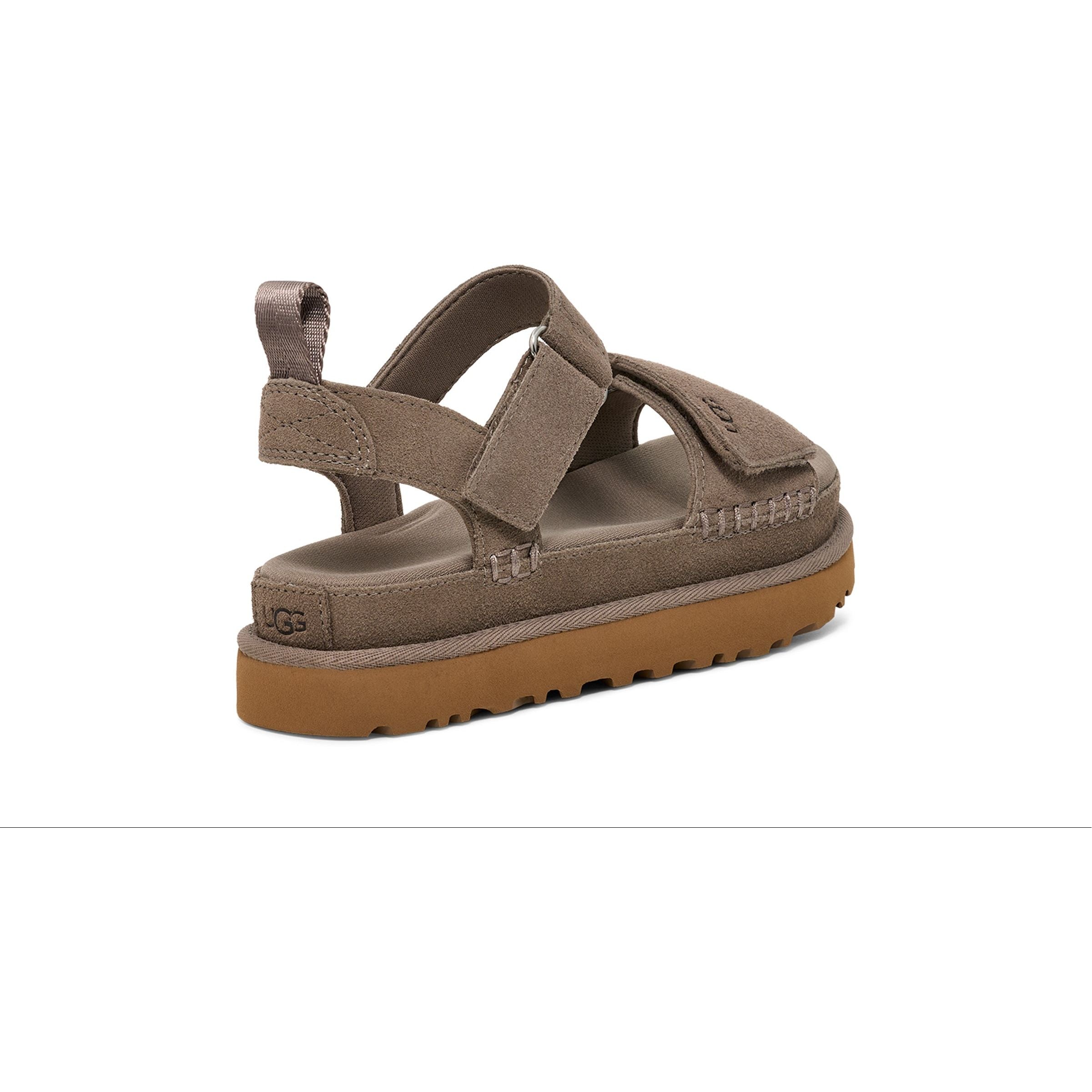 UGG Women's Goldenstar Comfort Slide Sandals - Soft Suede & Cushioned Footbed for Summer, Beach, and Casual Wear