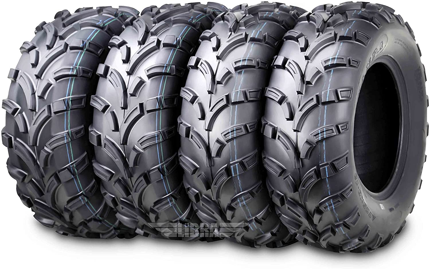 26x8-14 & 26x10-14 ATV/UTV Tires Set of 4 - Compatible with 2013-2017 Polaris Scrambler 850/1000 XP - All-Terrain Off-Road Performance for Mud, Sand & Trail Riding