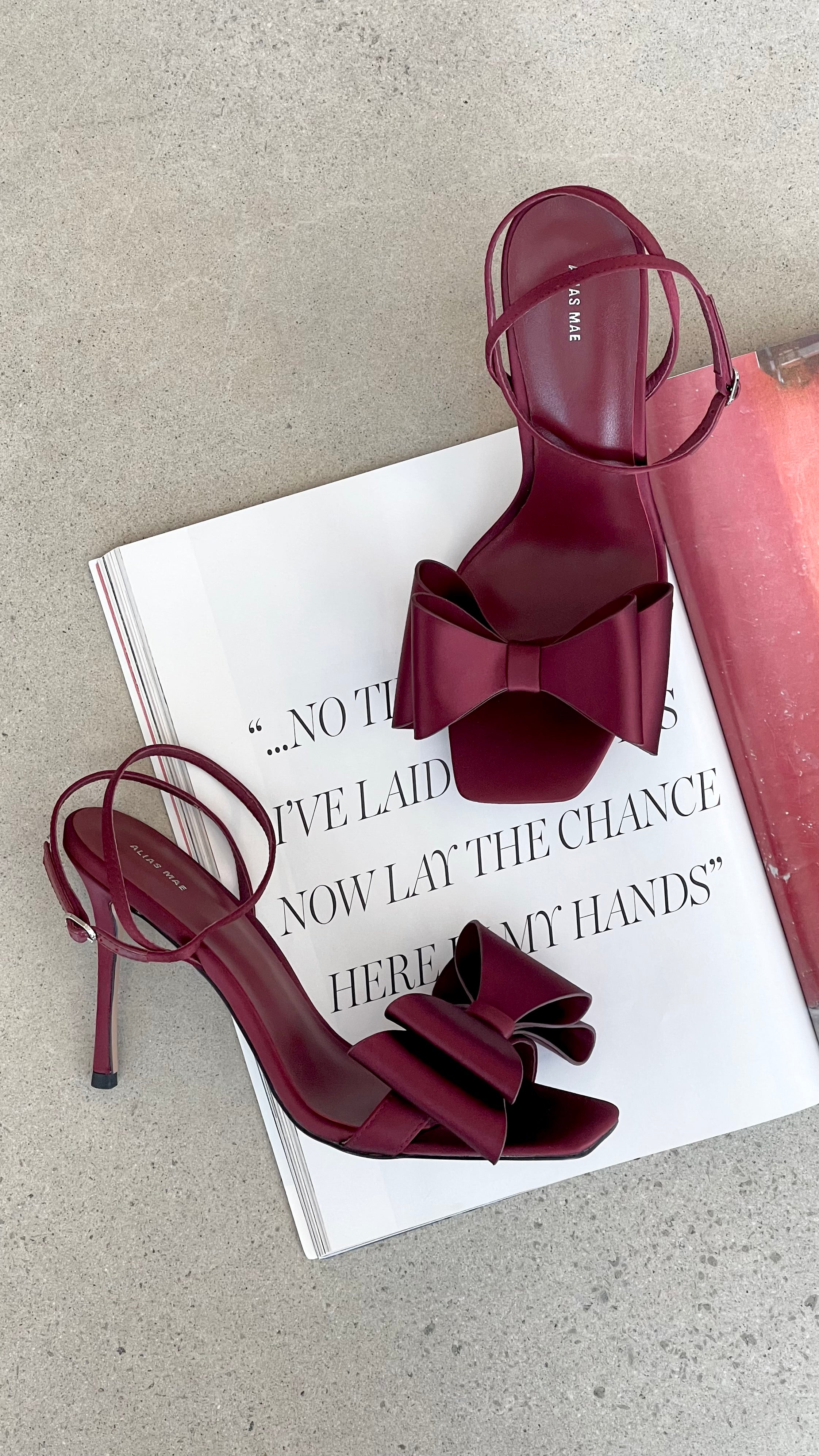 Gabby Heel Burgundy Satin Women's Dress Shoes - Elegant High Heels for Parties, Weddings & Special Occasions