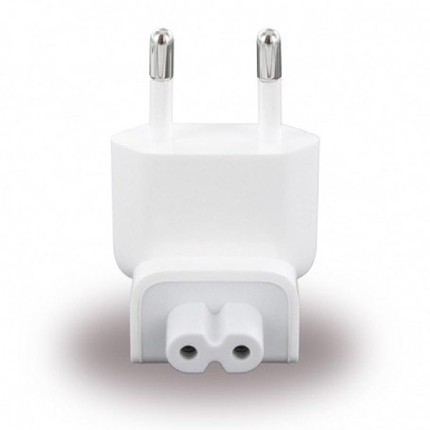 Lukzer 2-Pin EU Plug Adapter - Compatible with MacBook Pro, MacBook Air, iPhone, iPad, iPod & PowerBook - Travel Power Converter for Europe - Perfect for Business Trips, Study Abroad & Vacation Charging
