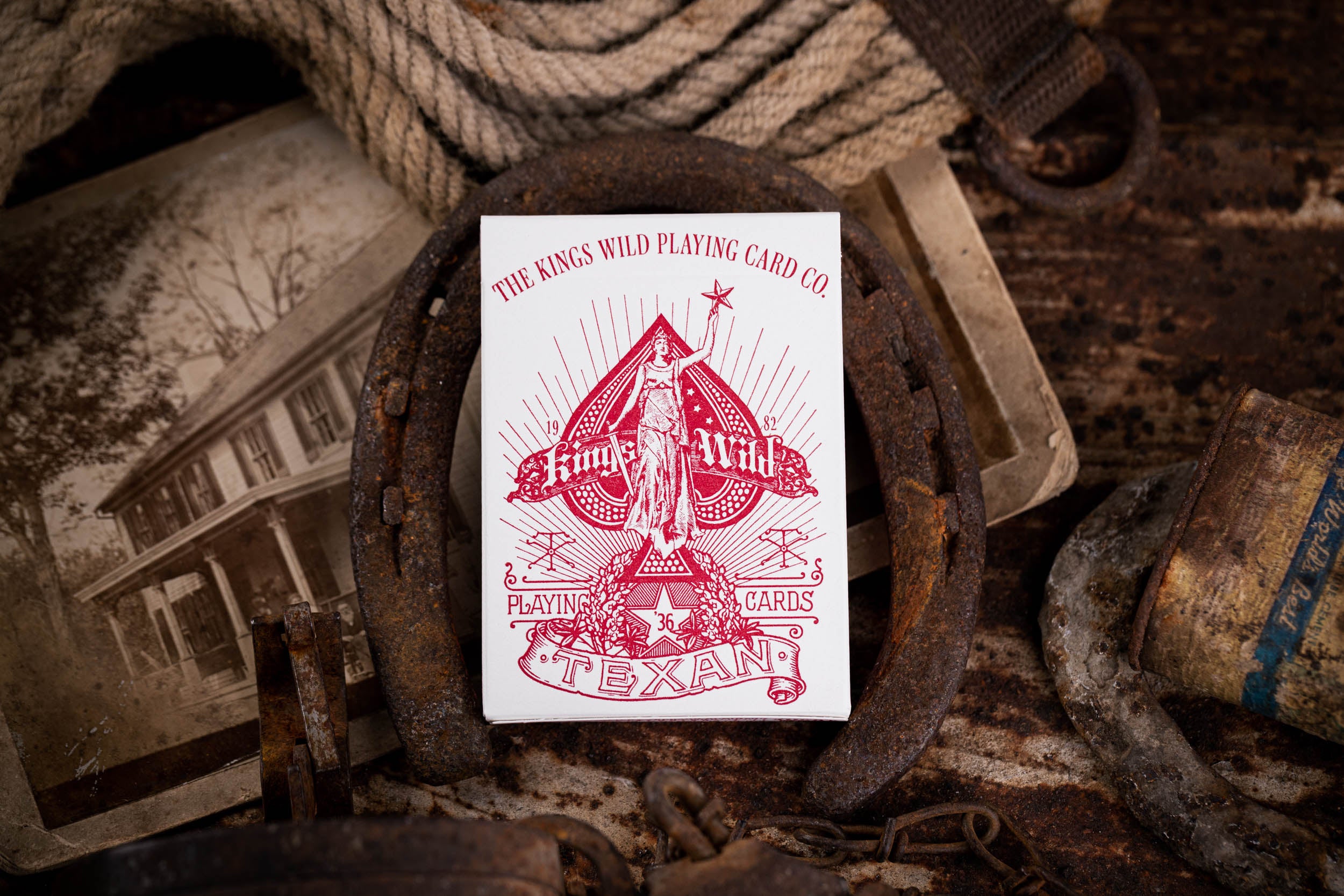 Premium TEXAN '36 Luxury Playing Cards - Elegant Deck for Poker, Blackjack, and Casino Games - Perfect for Game Nights, Gifts, and Collectors
