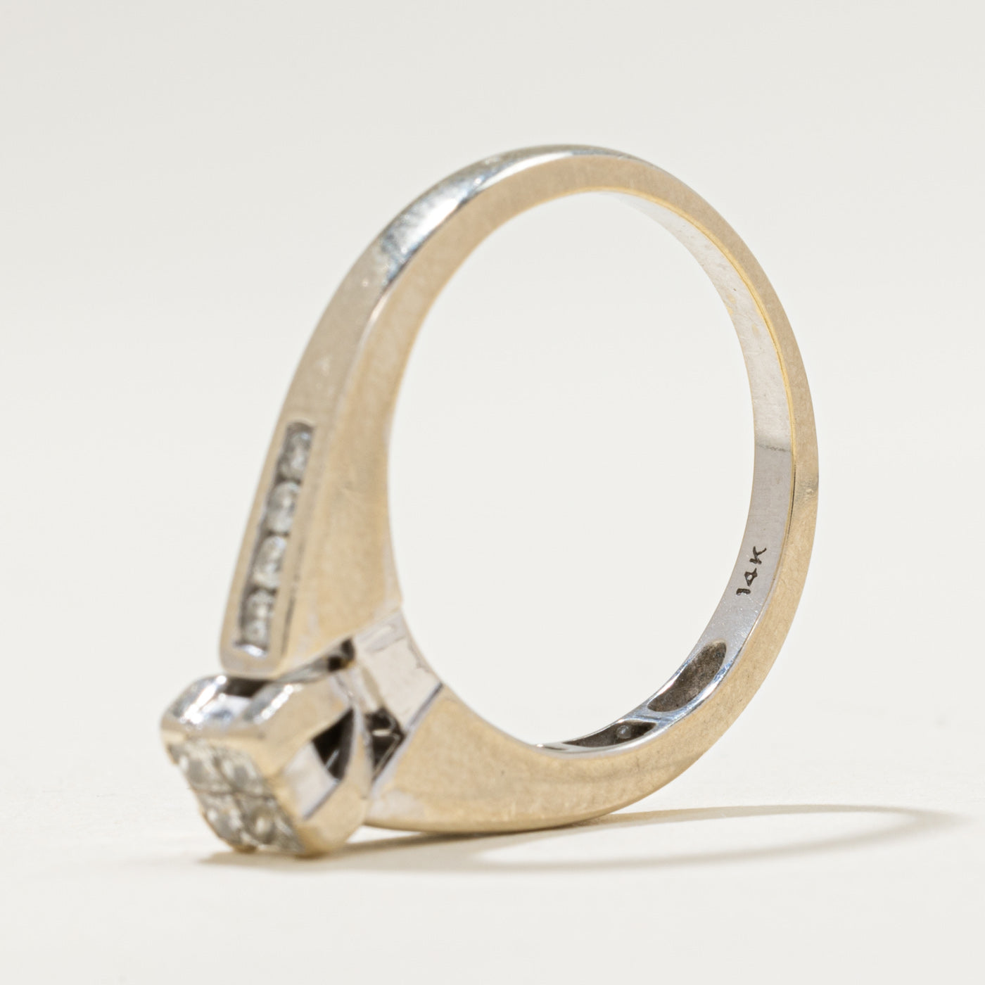 0.34ctw Princess Cut Diamond Illusion Ring - Size 7.25 | Elegant Engagement & Wedding Band for Women | Perfect for Proposals, Anniversaries & Special Occasions