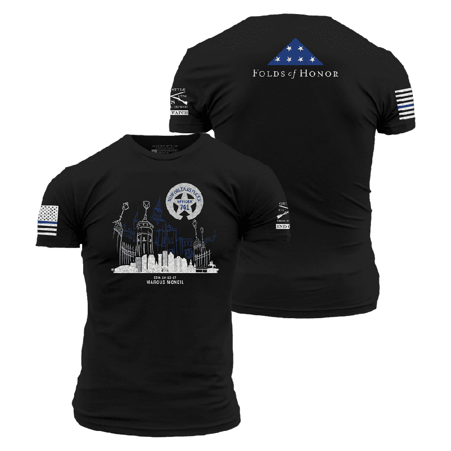 Marcus McNeil End of Watch - Premium Police Badge Holder for Law Enforcement Officers - Perfect for Duty Belts, Uniforms & Everyday Carry