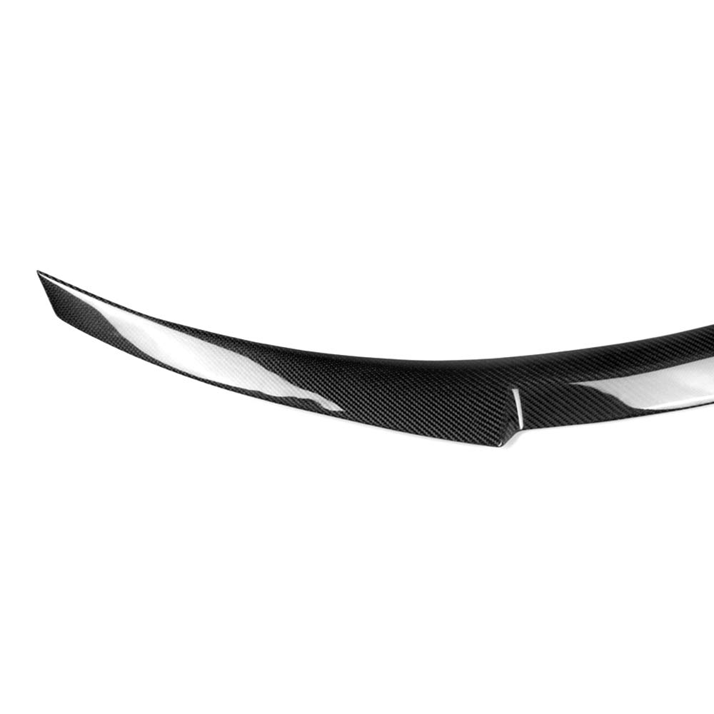Maserati Quattroporte Sedan 2013-2018 Carbon Fiber Rear Trunk Spoiler Boot Wing - M4 Style for Enhanced Aerodynamics & Sporty Look - Perfect for Car Enthusiasts & Performance Upgrades
