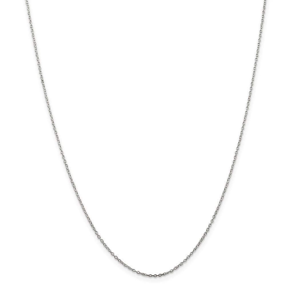 Roy Rose Jewelry 1mm Sterling Silver Cable Chain Necklace - Dainty & Elegant Jewelry for Women, Perfect for Layering, Everyday Wear & Gift Giving