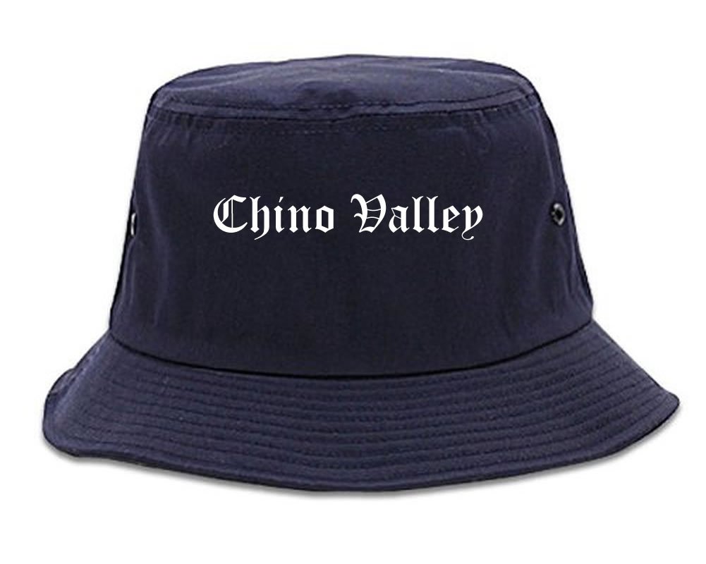 Kings Of NY Chino Valley City Arizona AZ Goth Bucket Hat Cap - Stylish Unisex Sun Hat for Outdoor Music Festivals & Streetwear Fashion
