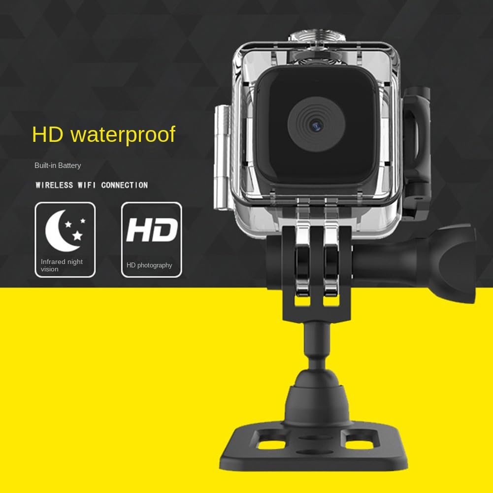 Hoaker Mini Sports Camera 1080P FHD Waterproof Action Camera - 30M Underwater Diving, Cycling, Outdoor Adventure Recorder for Extreme Sports & Travel Vlogging