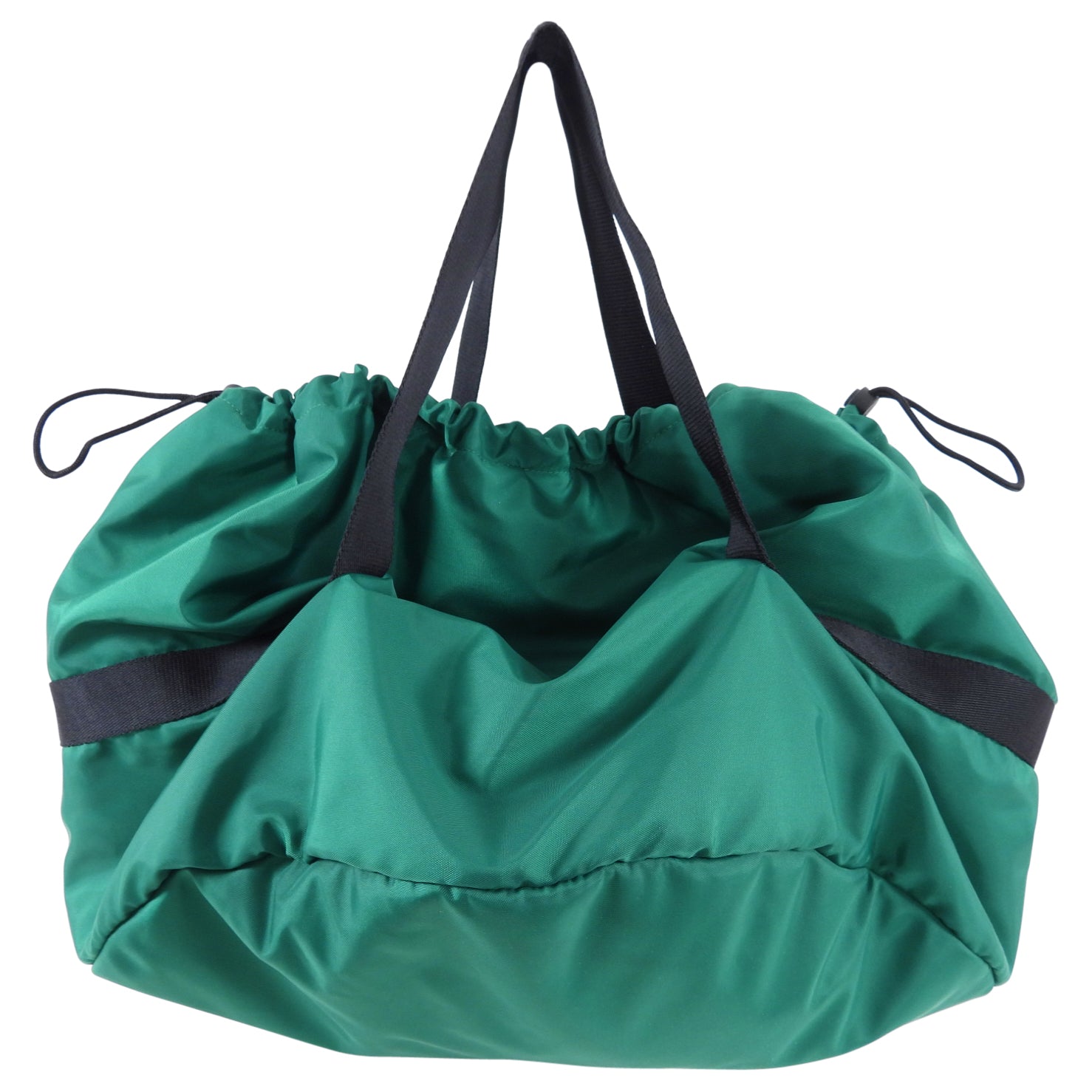 Balenciaga Green Nylon Large Wheel Tote Bag - Stylish Travel & Everyday Carry for Women | Perfect for Work, Shopping & Weekend Outings