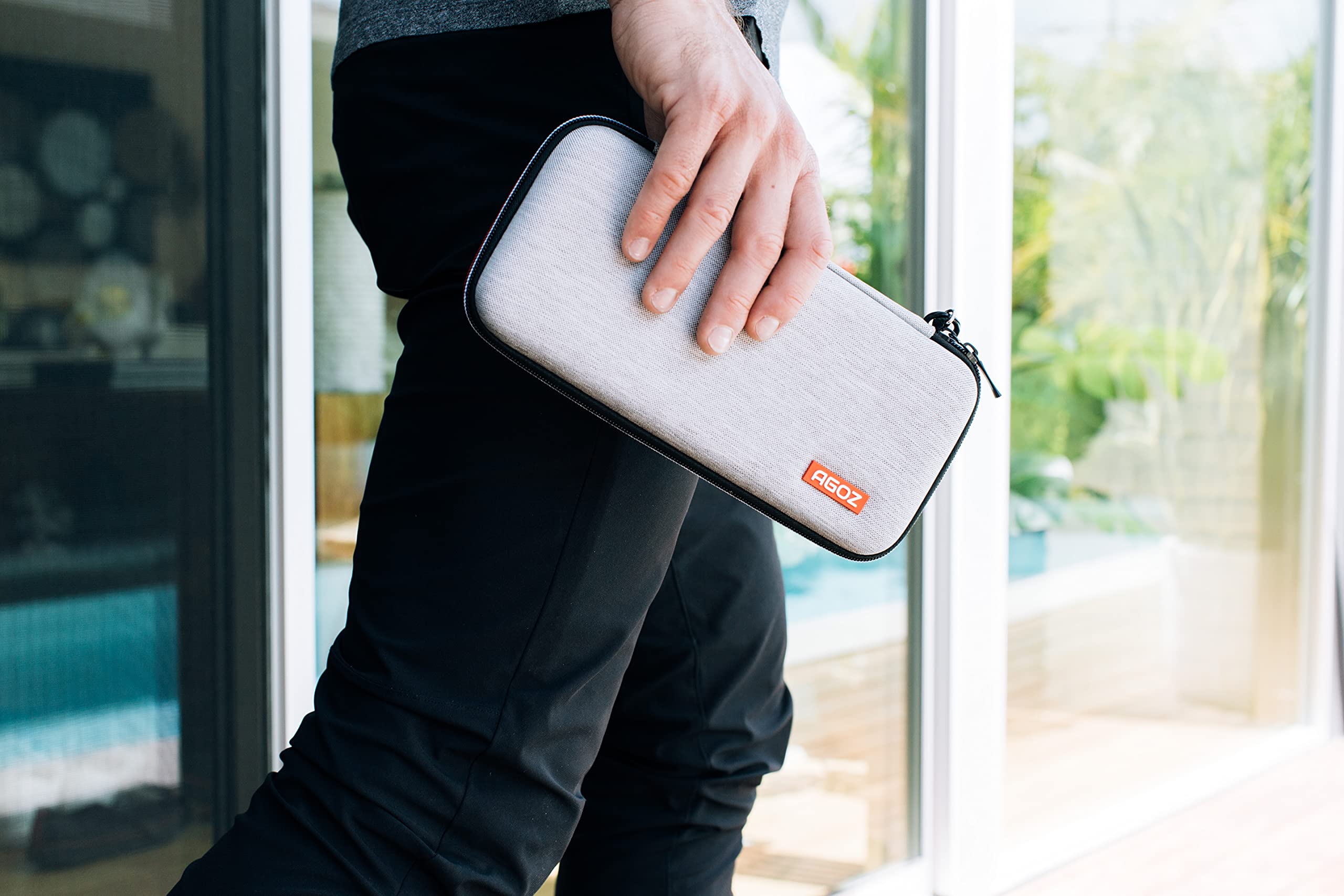 AGOZ Protective Carrying Case for Nintendo Switch - Durable Travel Cover Shell Pouch for Switch Console & Accessories | Perfect for Gaming On-The-Go, Travel Protection, and Storage Organization