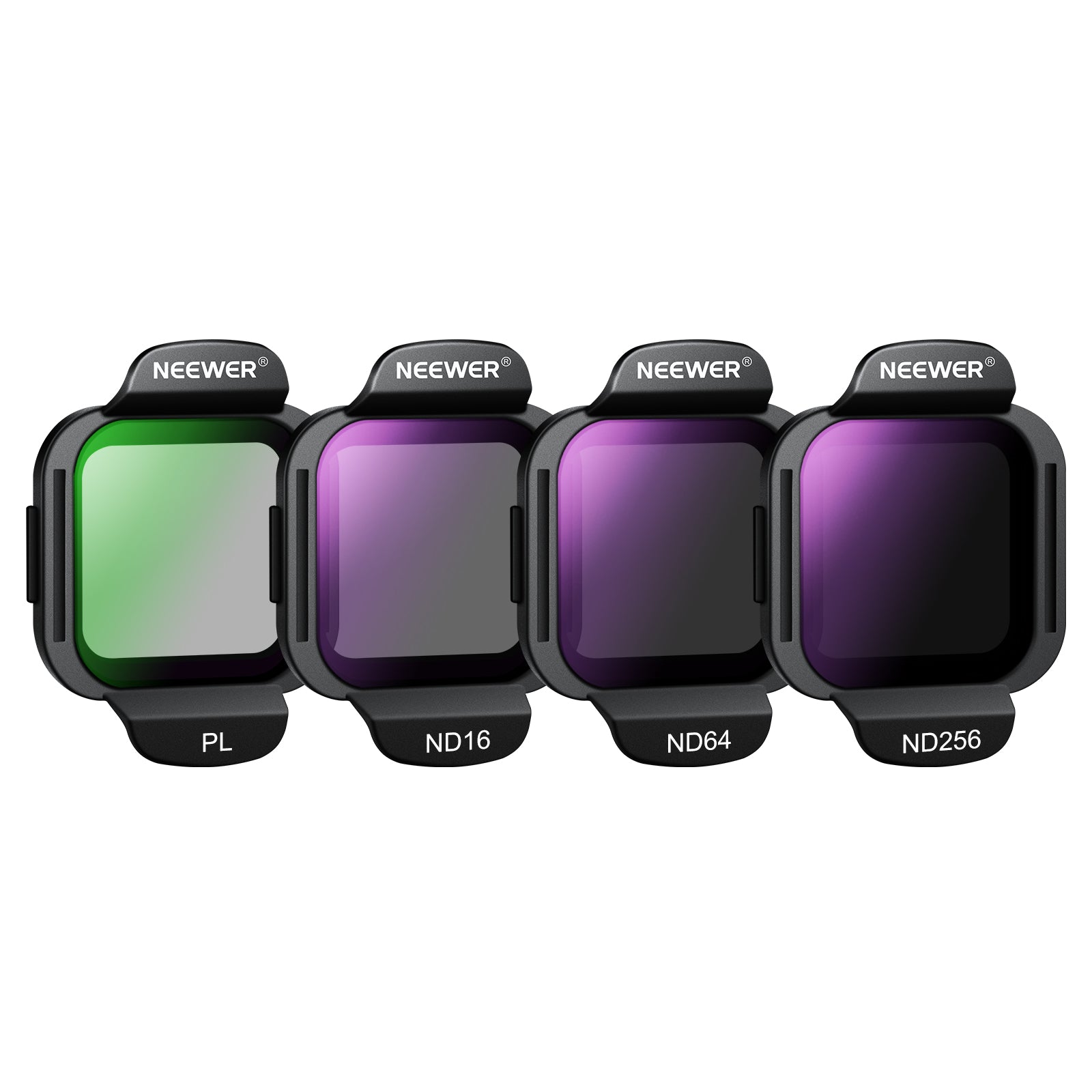 NEEWER FL N33 4-Pack Filter Kit (ND16/ND64/ND256/CPL) Compatible with DJI Flip Drone - Perfect for Aerial Photography, Videography & Cinematic Shots