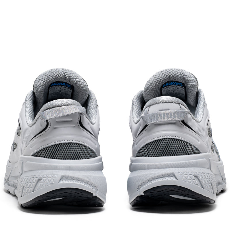 Hoka Clifton L Running Shoes for Men & Women - Lightweight Athletic Sneakers in Stellar Grey/Stardust | Perfect for Jogging, Gym Workouts & Daily Walking