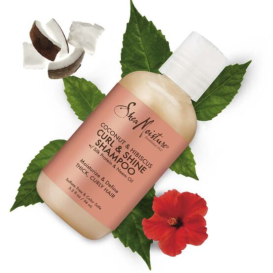 COCO HIB CURL SHAMPOO 13OZ for Curly Hair - Natural Hair Care from Thailand - Hydrating & Nourishing for Daily Use