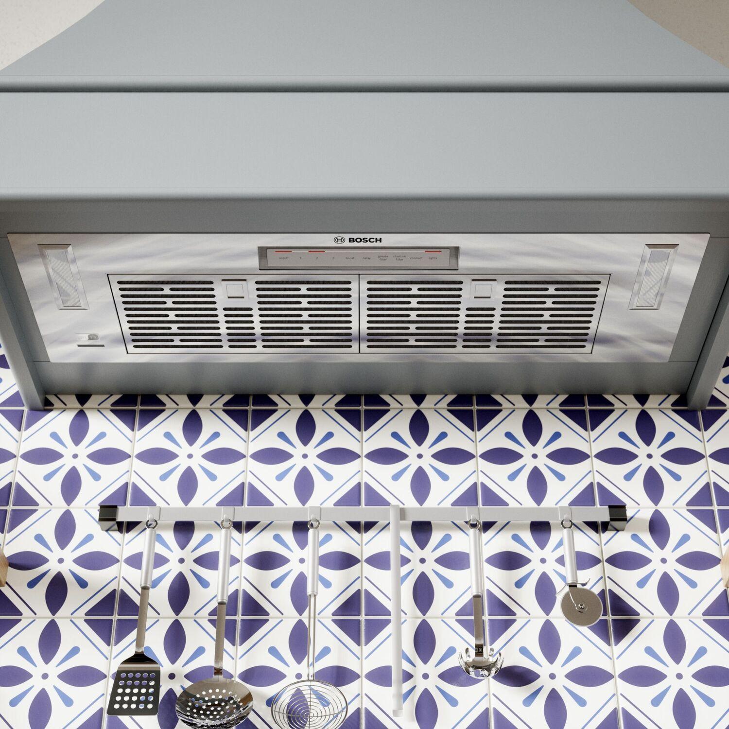 Bosch HUI36253UC 300 Series Stainless Steel Custom Insert Range Hood - Perfect for Modern Kitchens & High-End Home Renovations