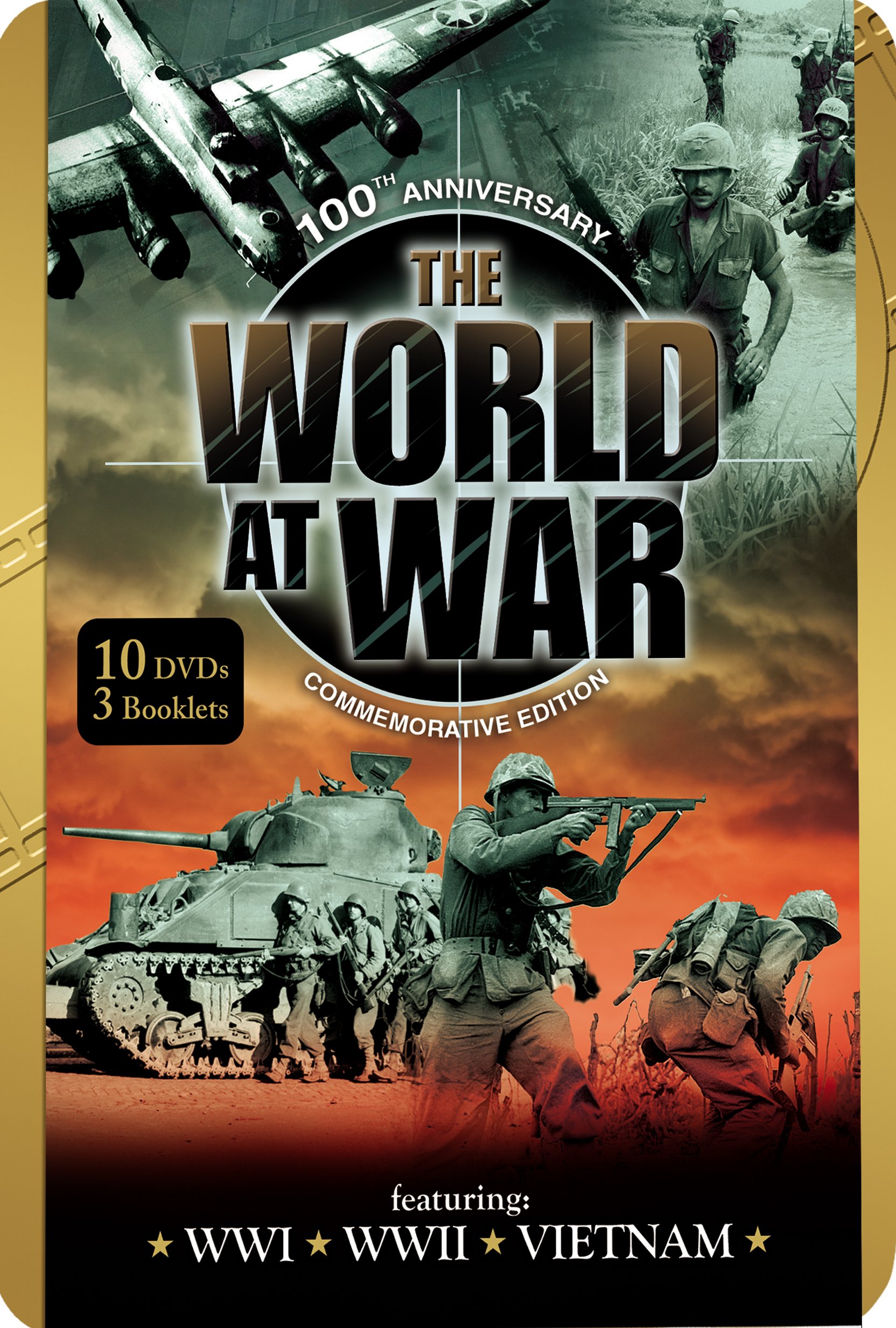 WORLD AT WAR: 100TH ANNIVERSARY COMMEMORATIVE EDITION DVD - WWII Documentary Series for History Buffs & Collectors