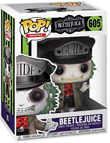 Beetlejuice with Hat Funko Pop! Vinyl Figure - Collectible Movie Character Toy (Includes Pop Box Protector Case) - Perfect for Display, Gifts & Pop Culture Collections