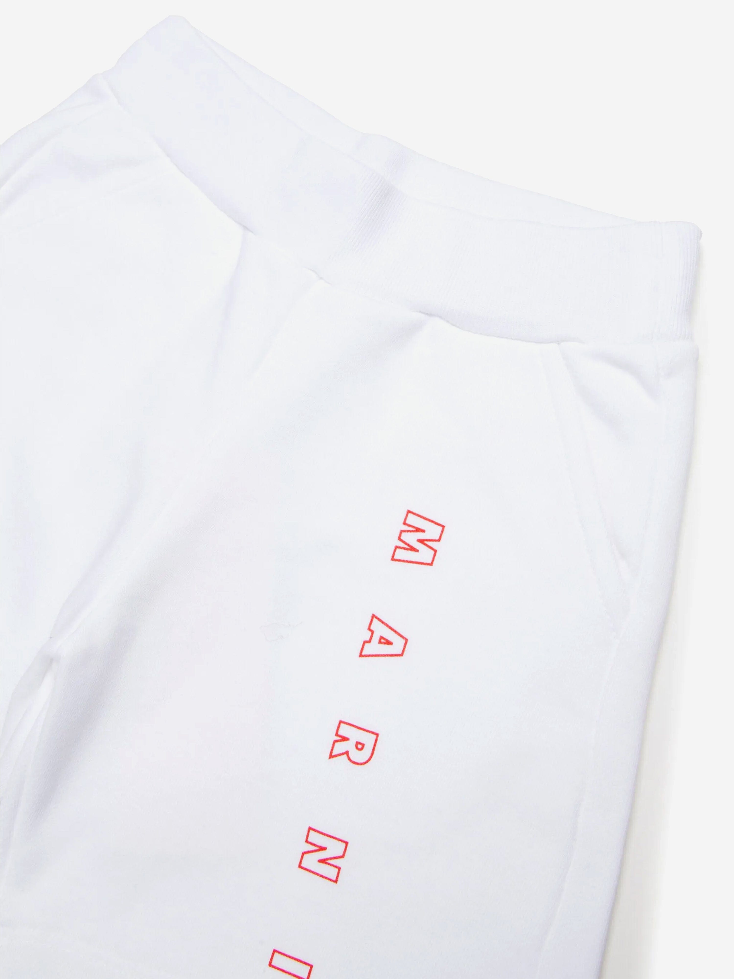 Baby Logo Shorts in White - Soft Cotton Comfort for Boys & Girls | Perfect for Playtime, Daycare & Summer Outfits