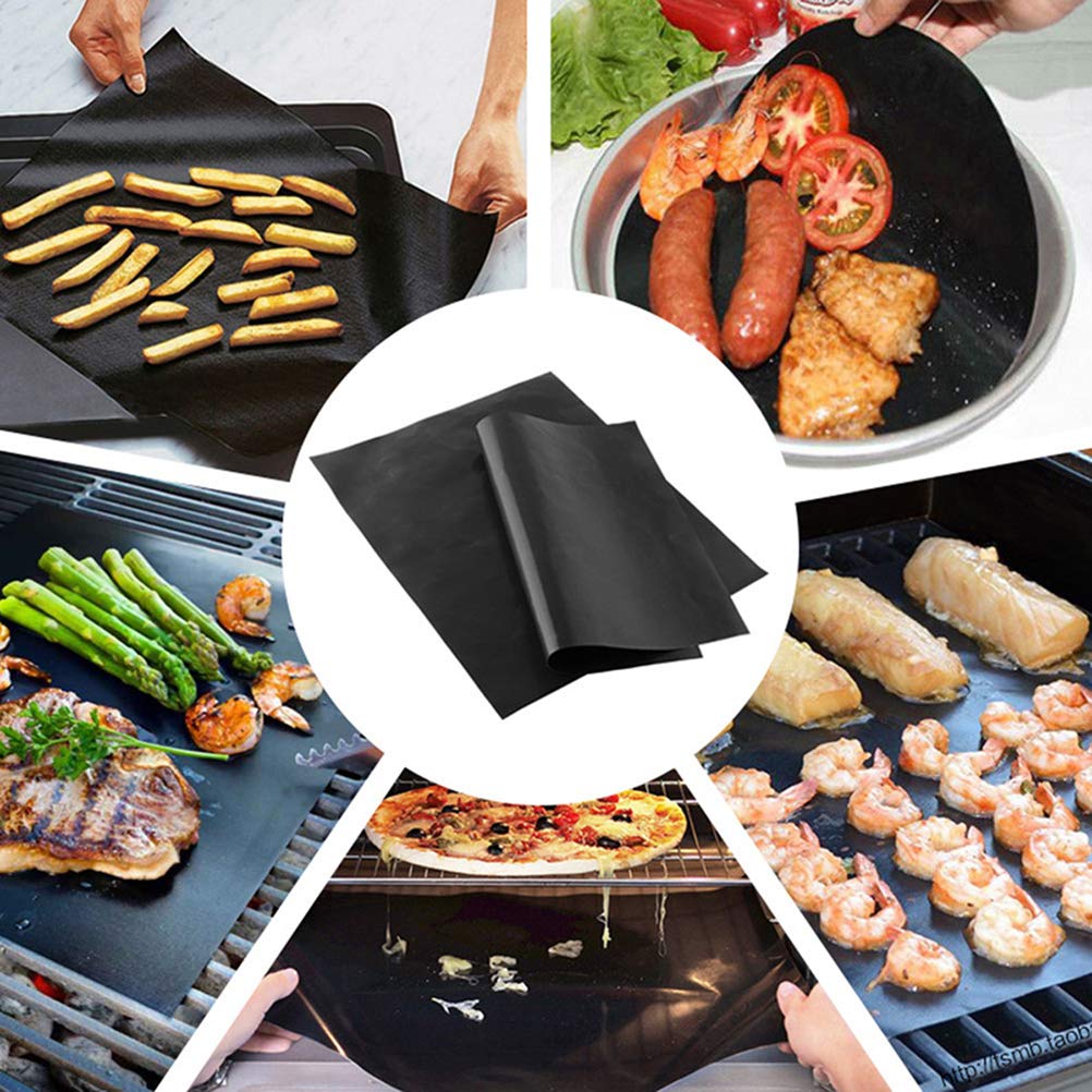 Non-Stick Silicone Baking Mat - 1PC Heat-Resistant Oven Liner & BBQ Grill Mat for Baking, Roasting, Grilling - Perfect for Cookies, Pizza, Pastry & Outdoor Cooking