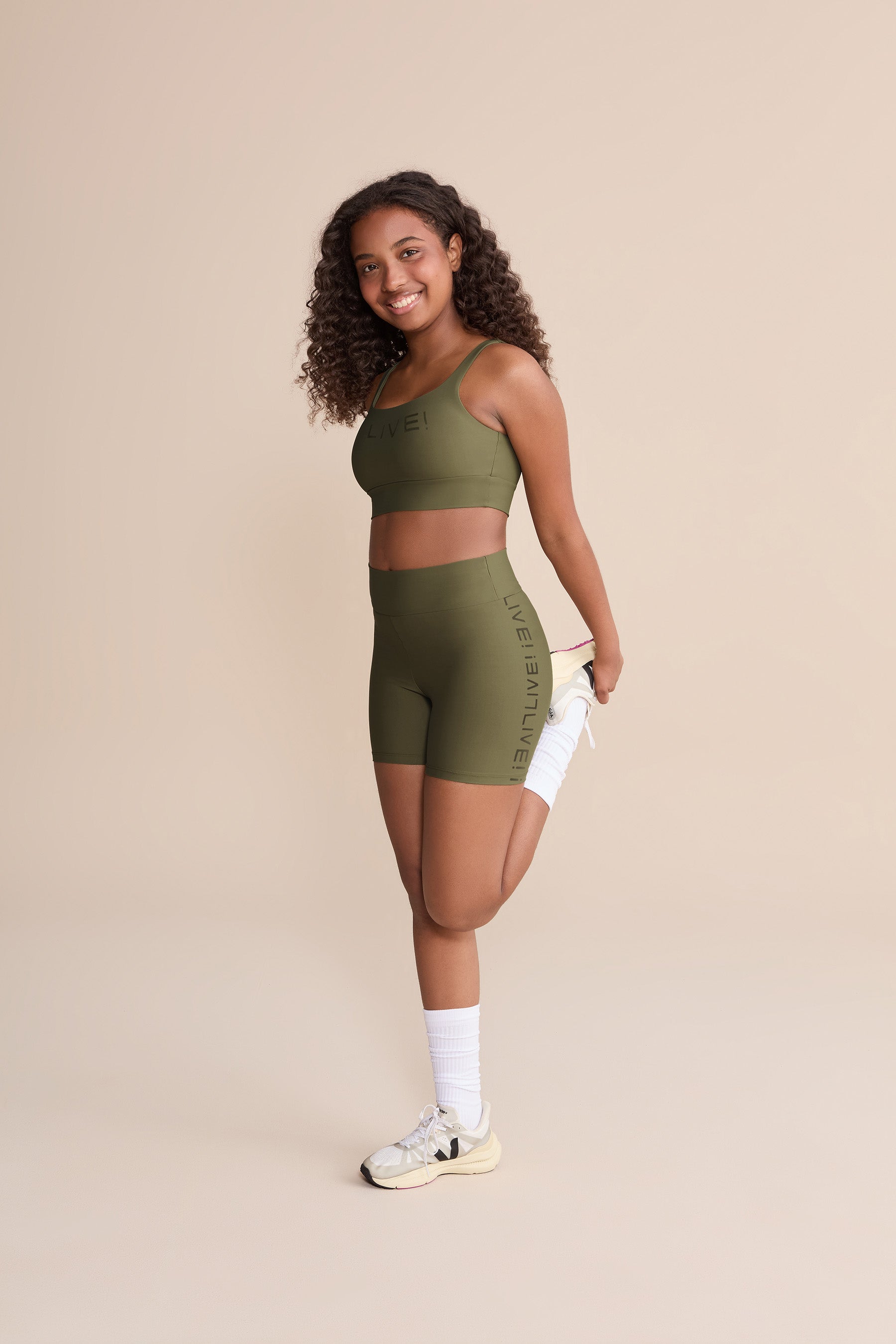 Move LIVE! Kids Sports Bra - Breathable & Supportive Activewear for Girls - Perfect for Running, Gymnastics & Dance Practice