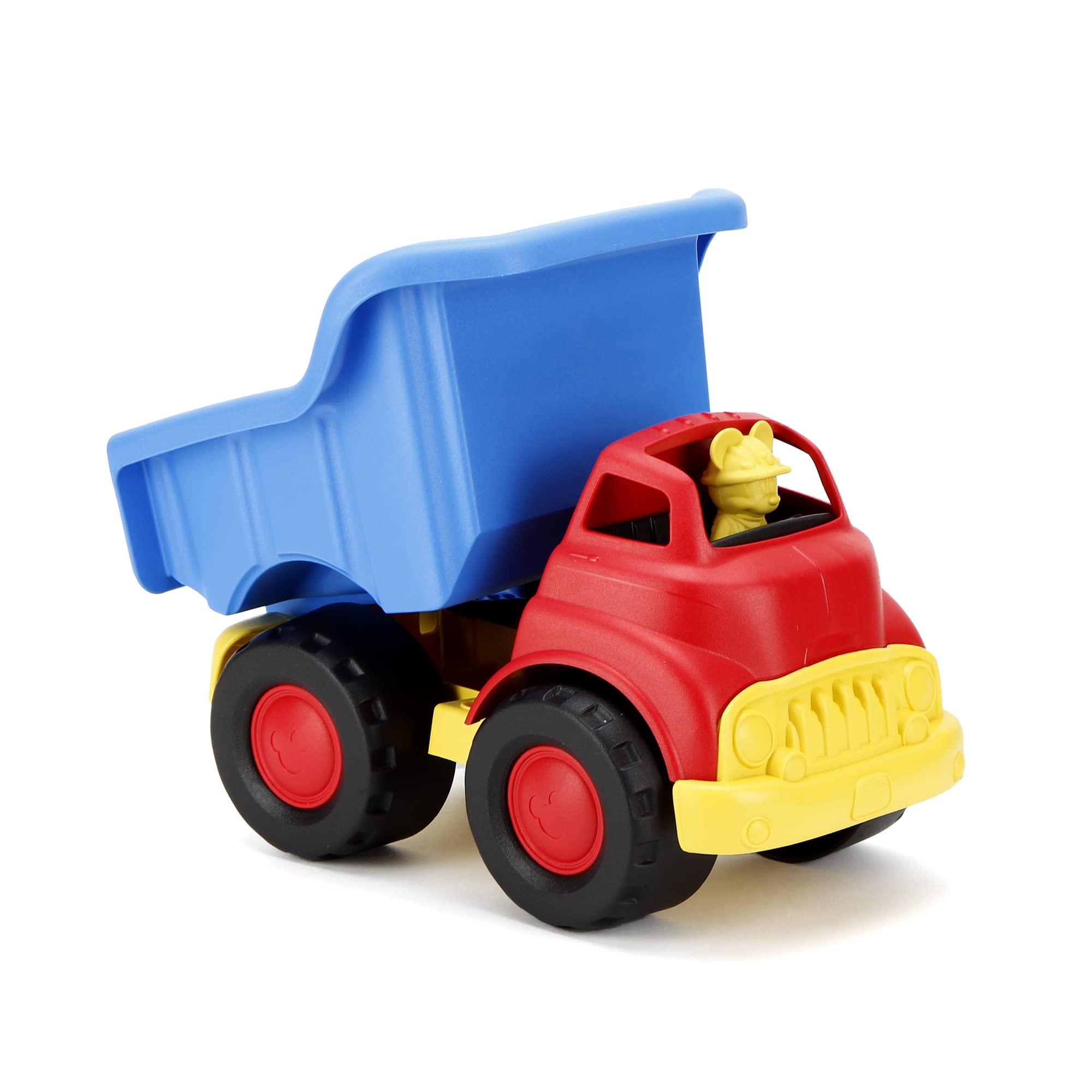 Green Toys Mickey Mouse Dump Truck - Eco-Friendly Plastic Toy for Kids Ages 1-3 | Disney Licensed Play Vehicle for Sandbox, Beach & Indoor Play | Perfect Gift for Toddlers & Preschoolers