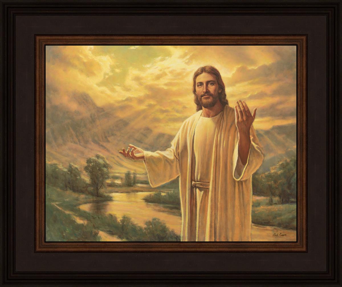 Come Follow Me By Del Parson - Inspirational Christian Wall Art for Home & Church Decor - Perfect for Living Rooms, Bedrooms & Sunday School Classrooms