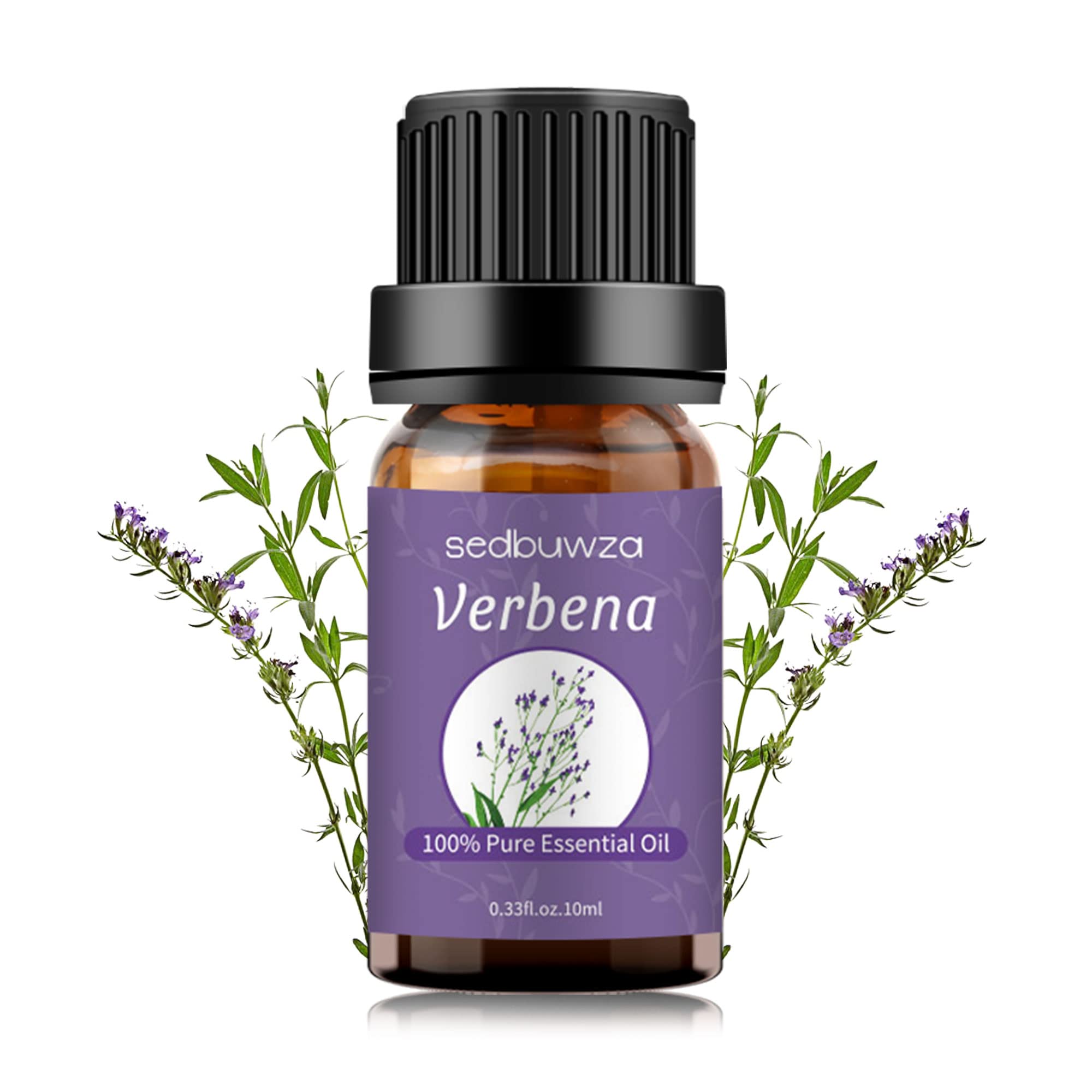 100% Pure Organic Verbena Essential Oil for Aromatherapy - Natural Relaxing Scent for Diffusers, Humidifiers, Soap & Candle Making, Perfume DIY - Perfect Gift for Home Spa & Wellness